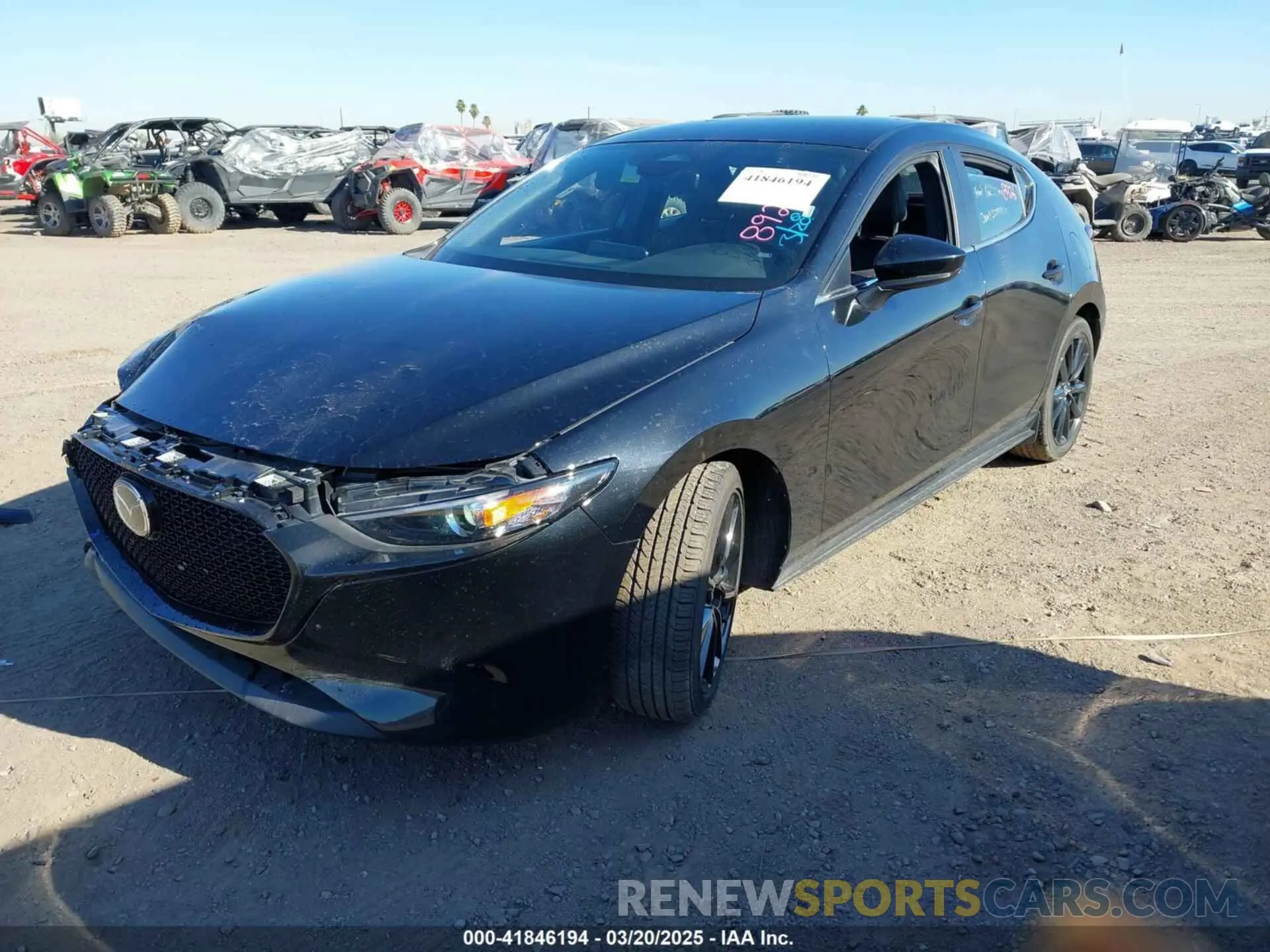2 Photograph of a damaged car JM1BPAKM1R1706878 MAZDA MAZDA3 2024