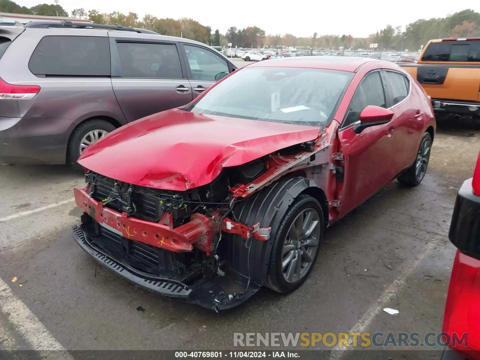 2 Фотография поврежденного автомобиля JM1BPALM6R1710097 MAZDA MAZDA3 2024