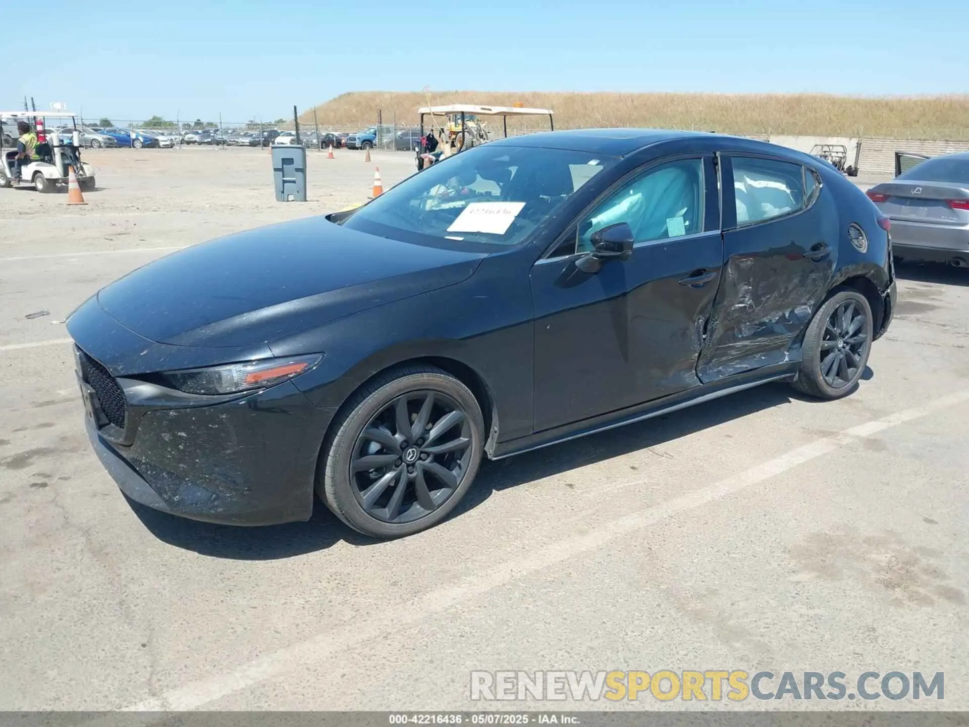 2 Photograph of a damaged car JM1BPAMM7R1656291 MAZDA MAZDA3 2024