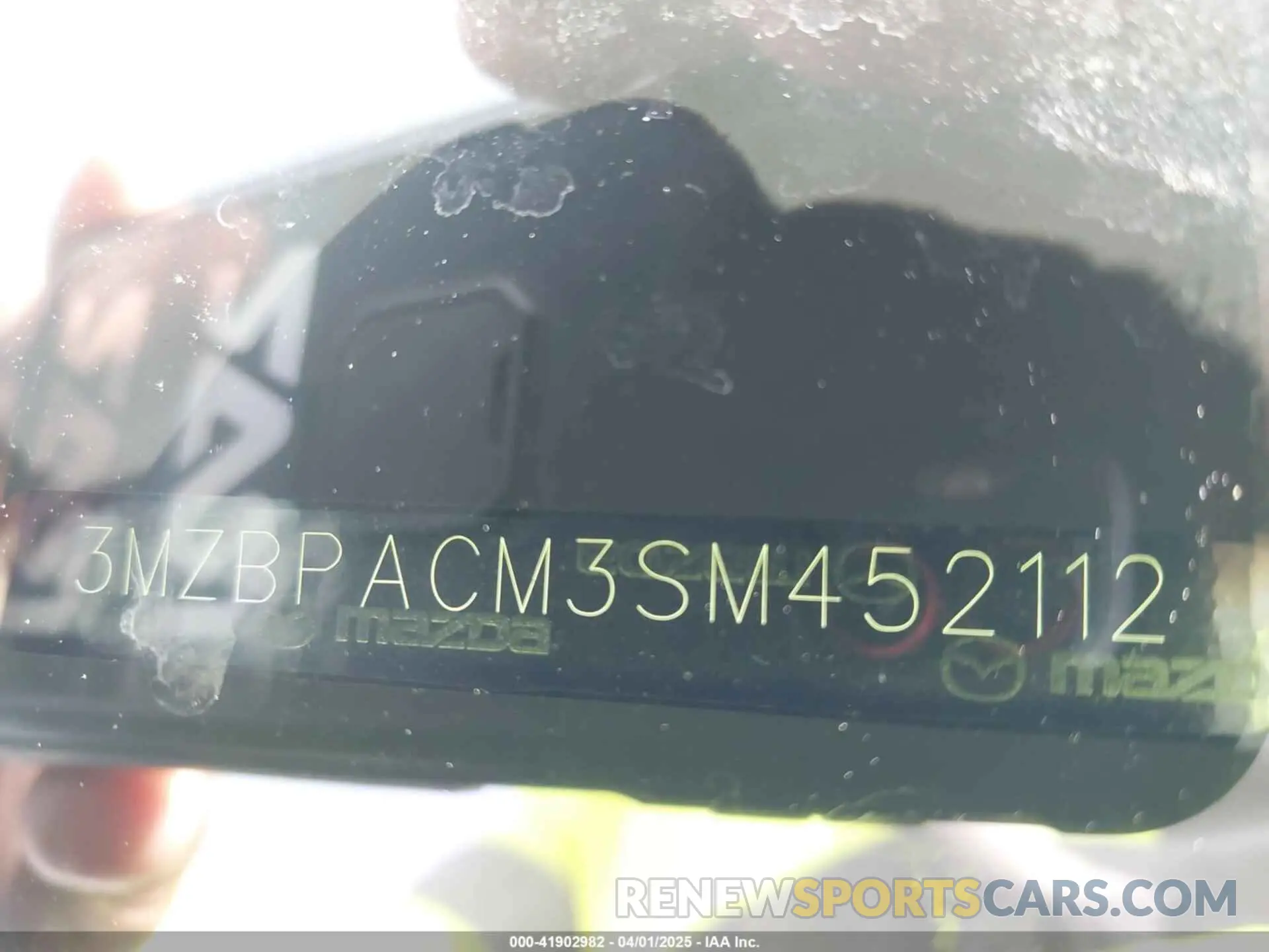 9 Фотография поврежденного автомобиля 3MZBPACM3SM452112 MAZDA MAZDA3 2025