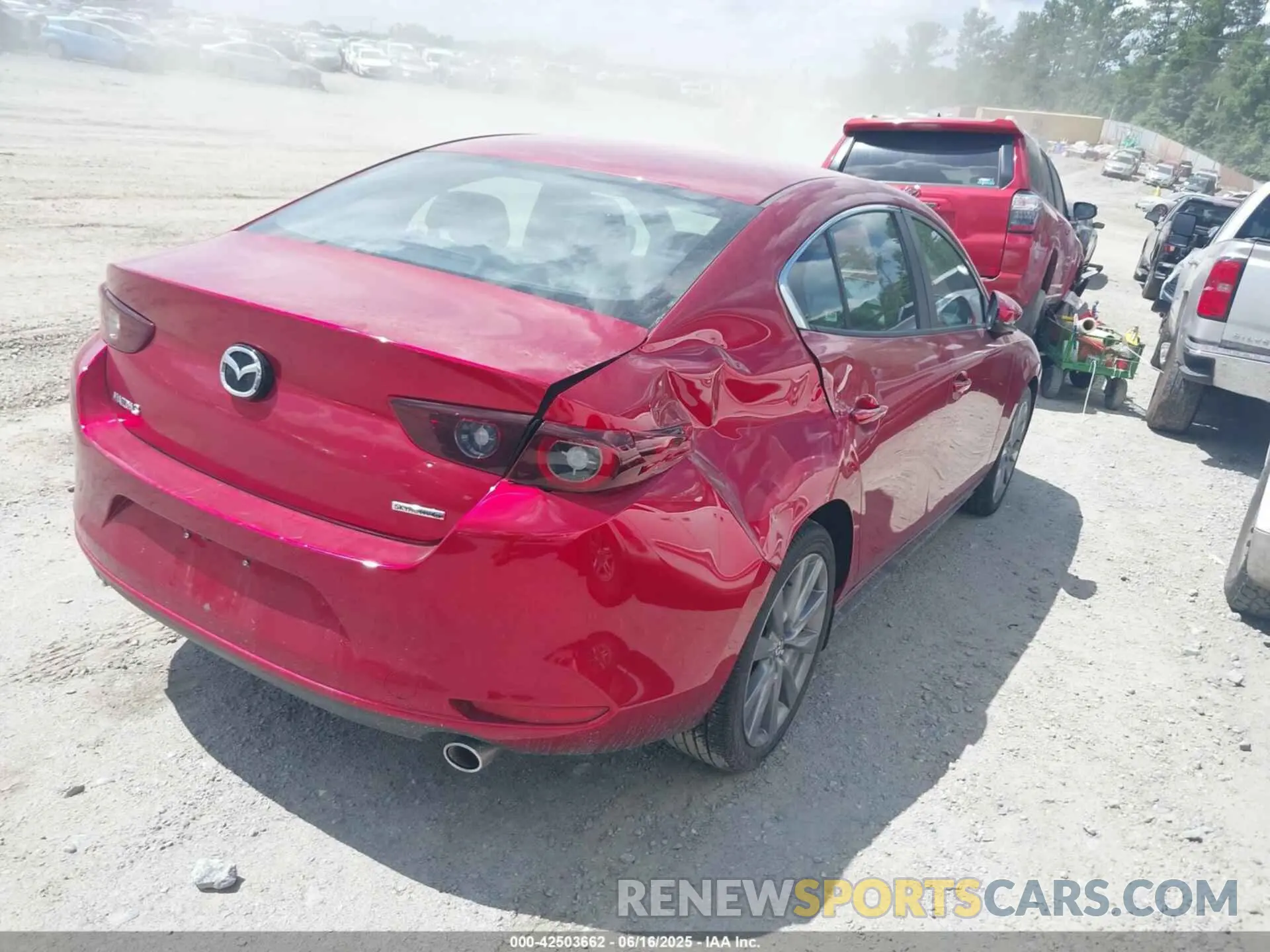 4 Photograph of a damaged car 3MZBPACM8SM457807 MAZDA MAZDA3 2025