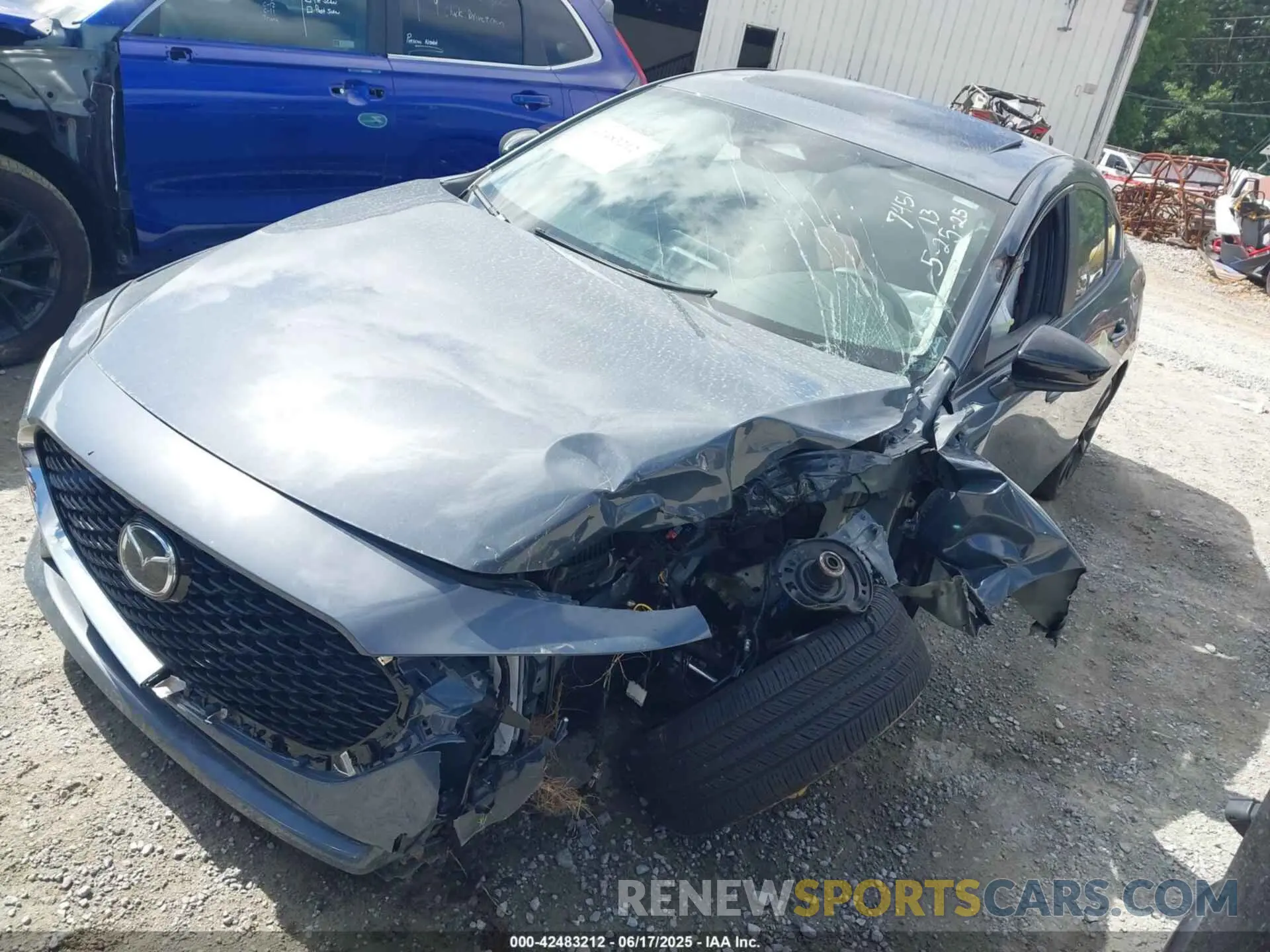 2 Photograph of a damaged car 3MZBPBCM4SM467451 MAZDA MAZDA3 2025