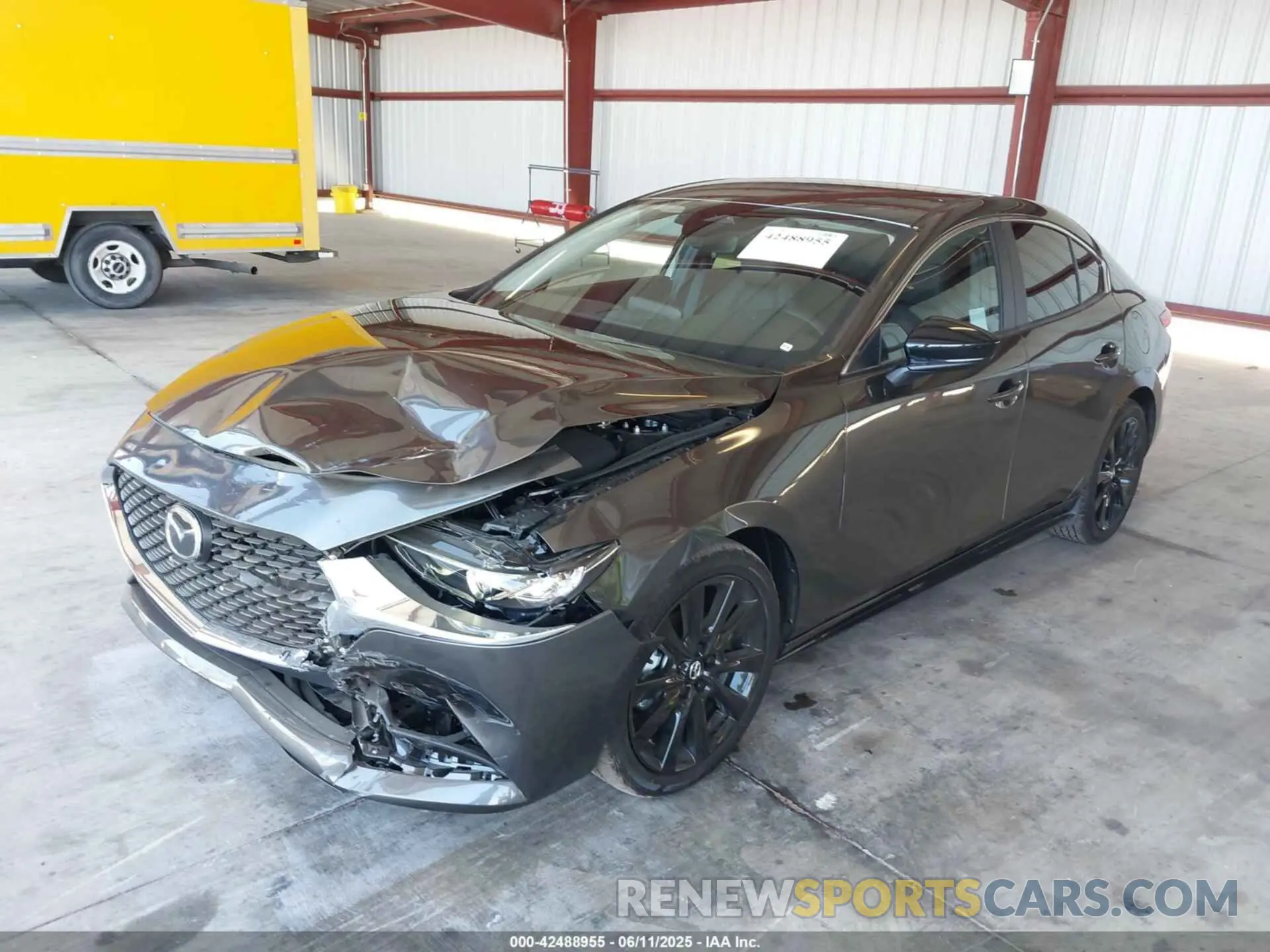 2 Photograph of a damaged car JM1BPABM0S1783392 MAZDA MAZDA3 2025