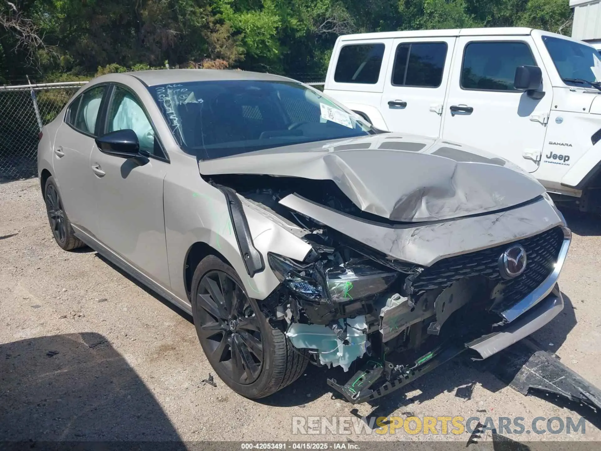 1 Photograph of a damaged car JM1BPABMXS1775333 MAZDA MAZDA3 2025