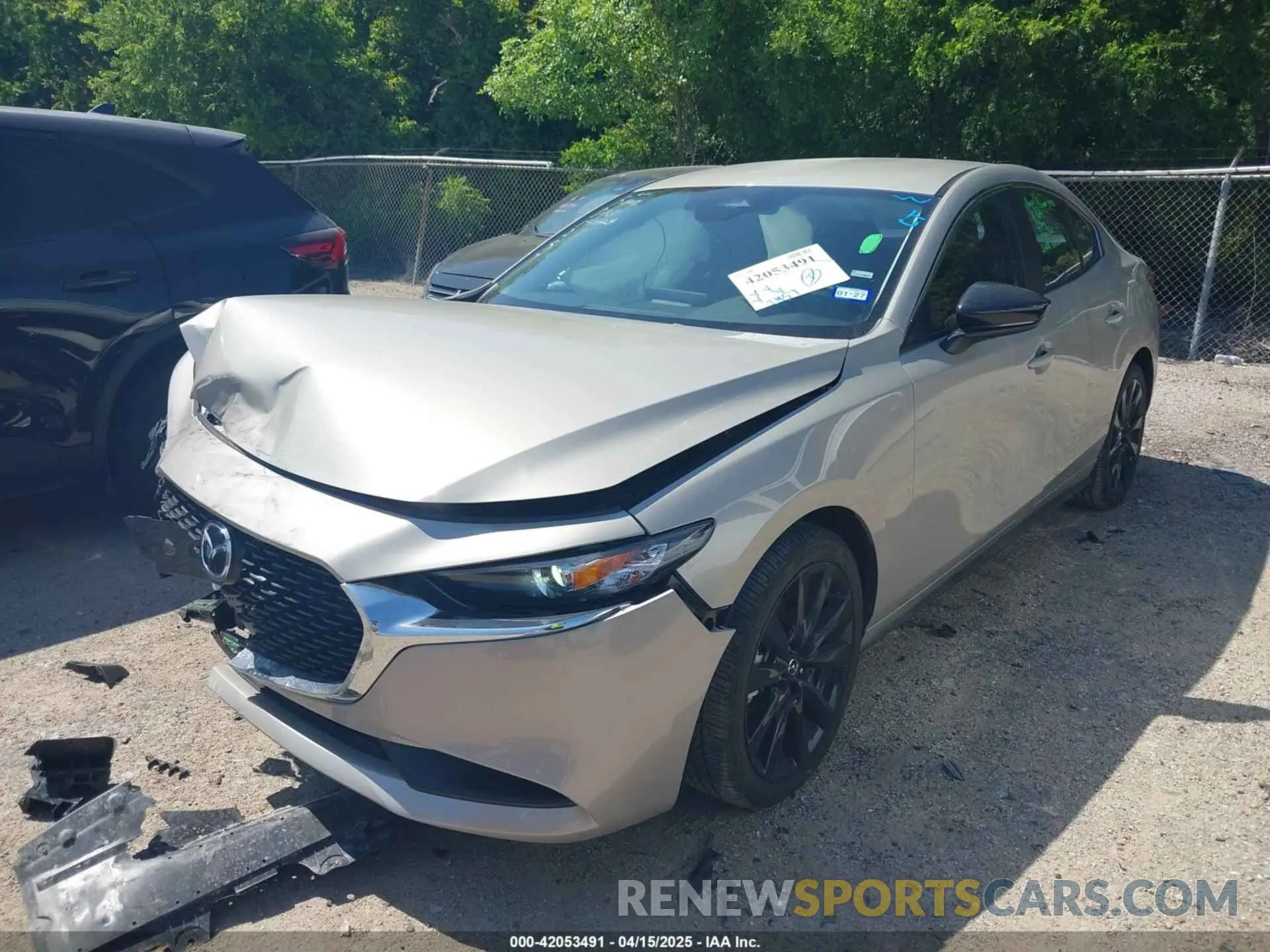 2 Photograph of a damaged car JM1BPABMXS1775333 MAZDA MAZDA3 2025