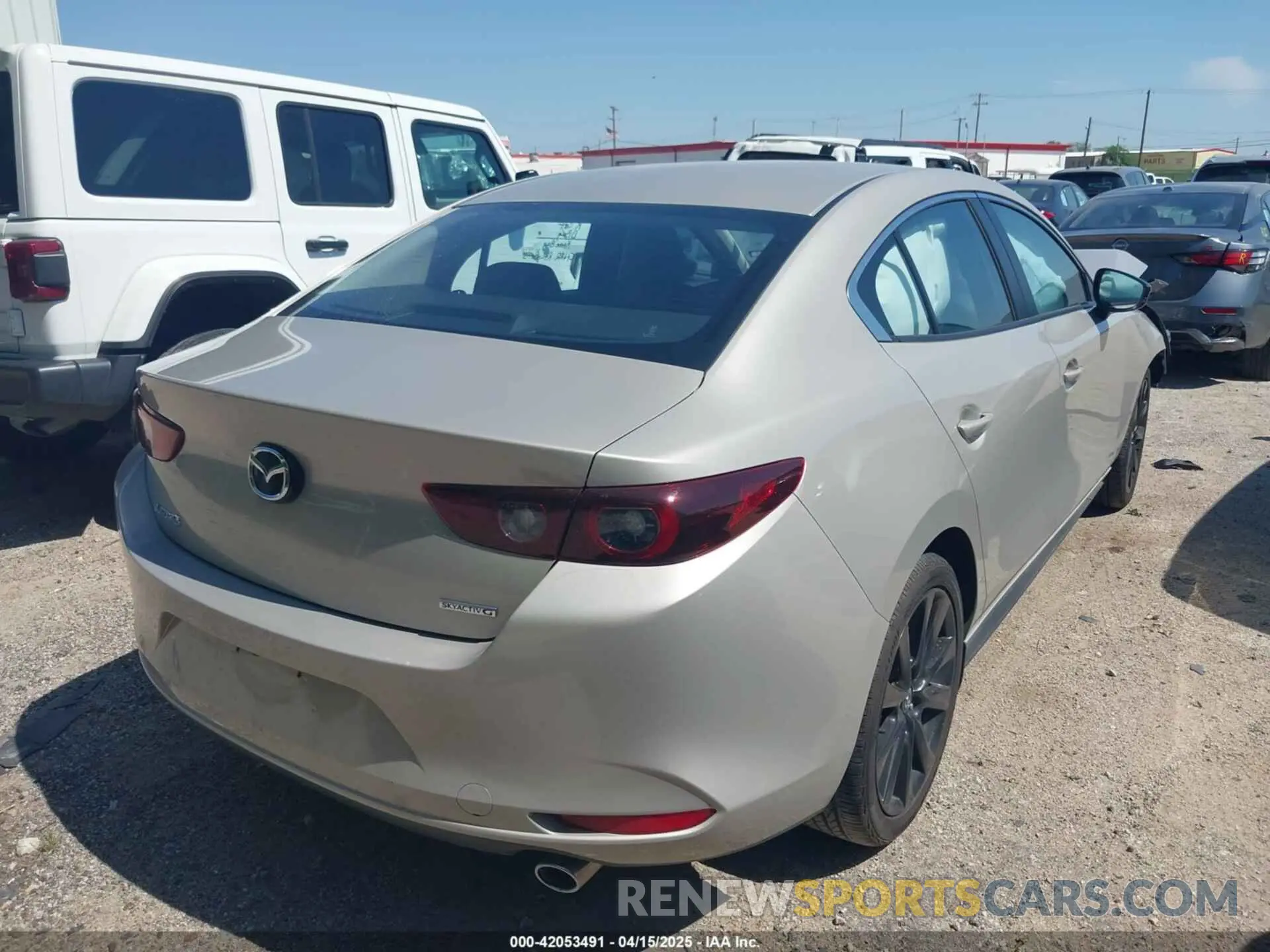 4 Photograph of a damaged car JM1BPABMXS1775333 MAZDA MAZDA3 2025