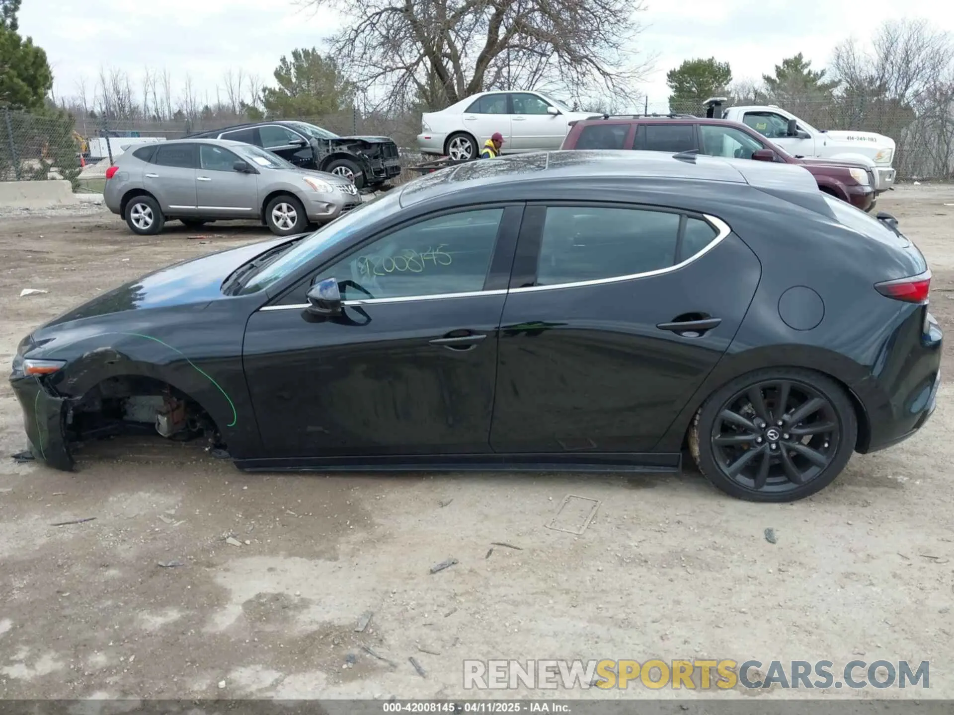 14 Фотография поврежденного автомобиля JM1BPBJY0M1344335 MAZDA MAZDA3 HATCHBACK 2021