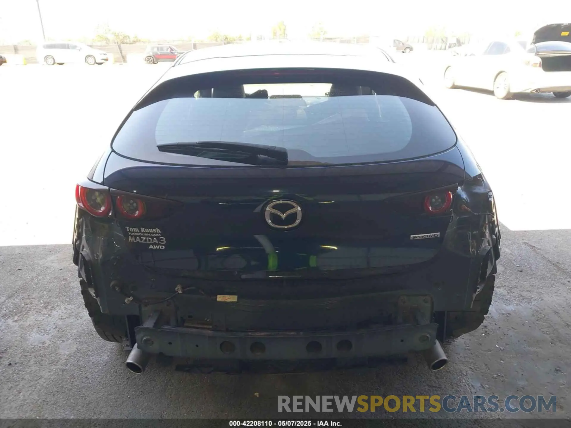 6 Photograph of a damaged car JM1BPBKL3M1402652 MAZDA MAZDA3 HATCHBACK 2021
