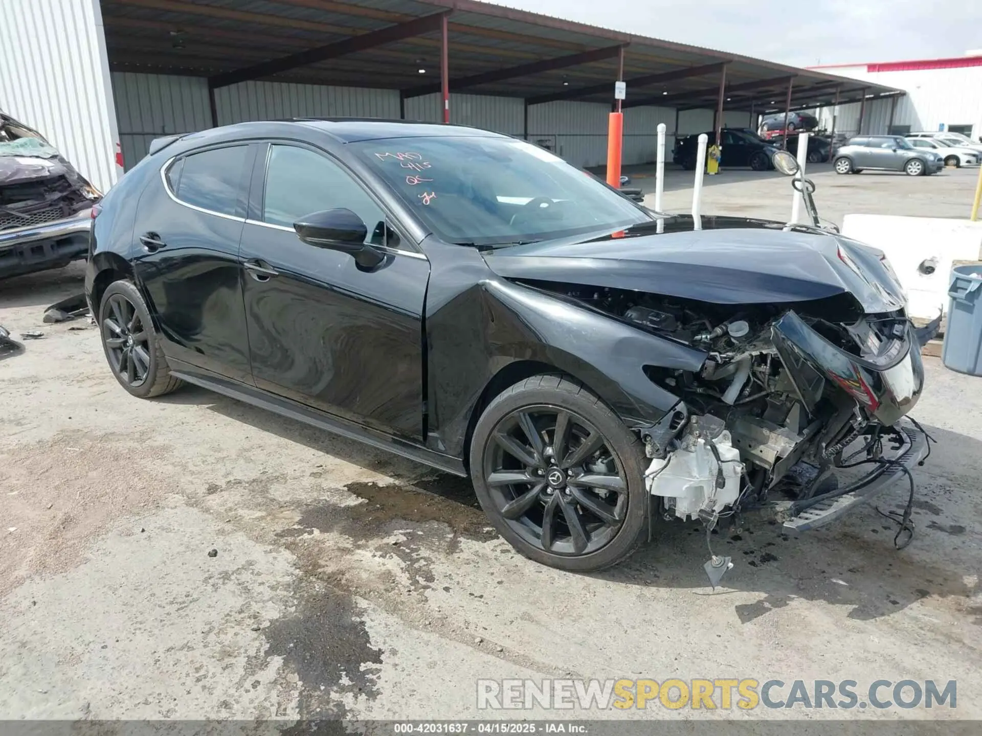 1 Фотография поврежденного автомобиля JM1BPBNY2M1403797 MAZDA MAZDA3 HATCHBACK 2021