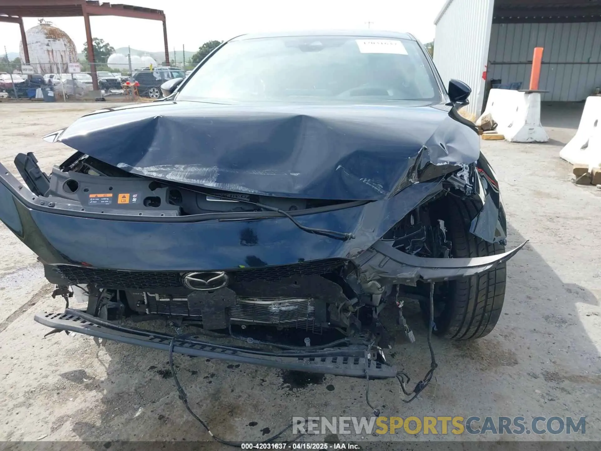 6 Фотография поврежденного автомобиля JM1BPBNY2M1403797 MAZDA MAZDA3 HATCHBACK 2021