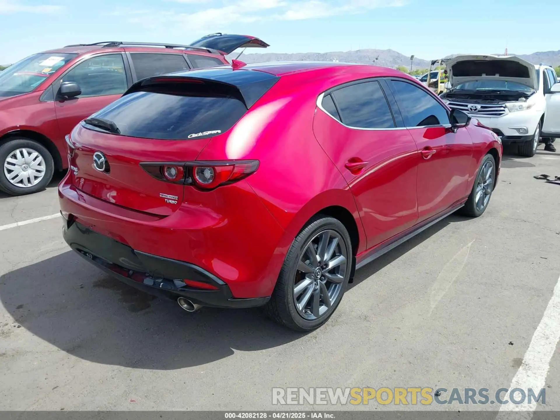 4 Фотография поврежденного автомобиля JM1BPBJY4P1617748 MAZDA MAZDA3 HATCHBACK 2023