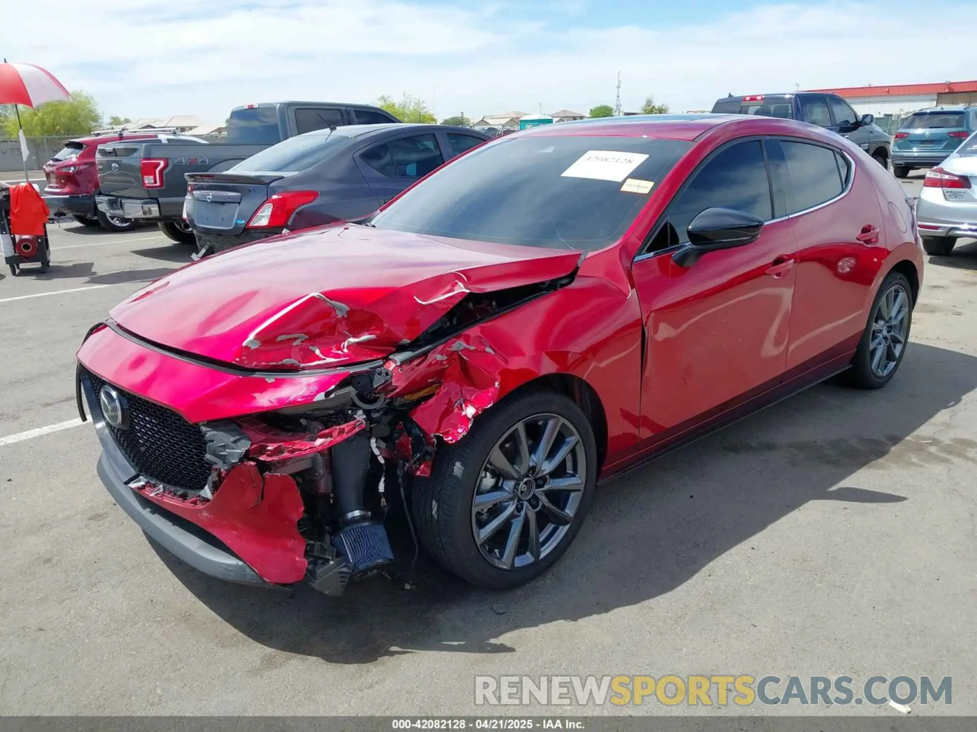 6 Фотография поврежденного автомобиля JM1BPBJY4P1617748 MAZDA MAZDA3 HATCHBACK 2023