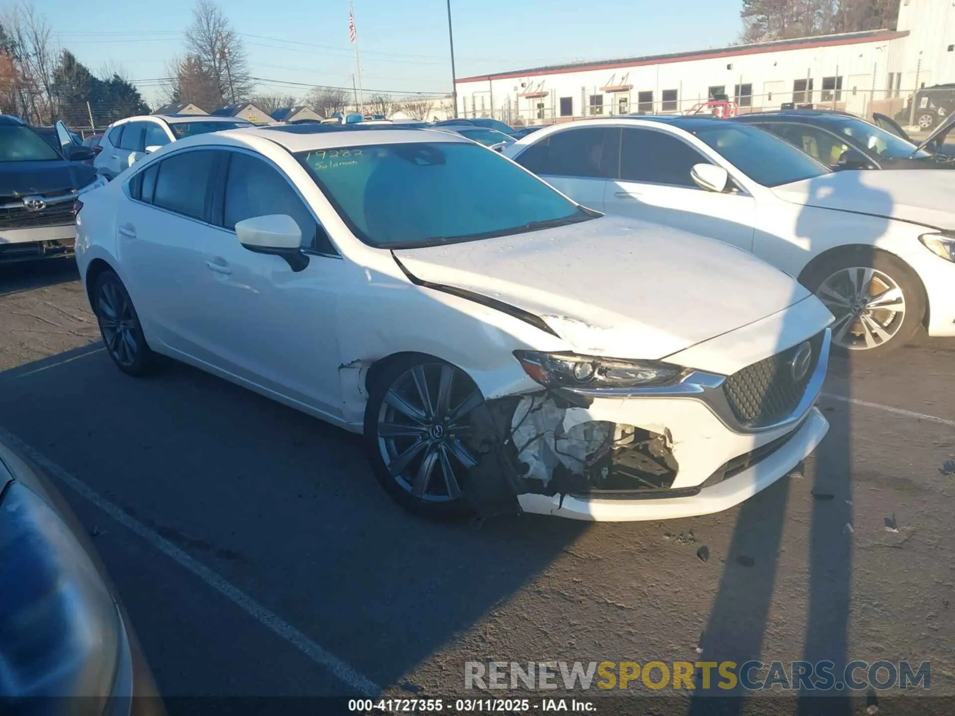 13 Photograph of a damaged car JM1GL1VM0K1506125 MAZDA MAZDA6 2019