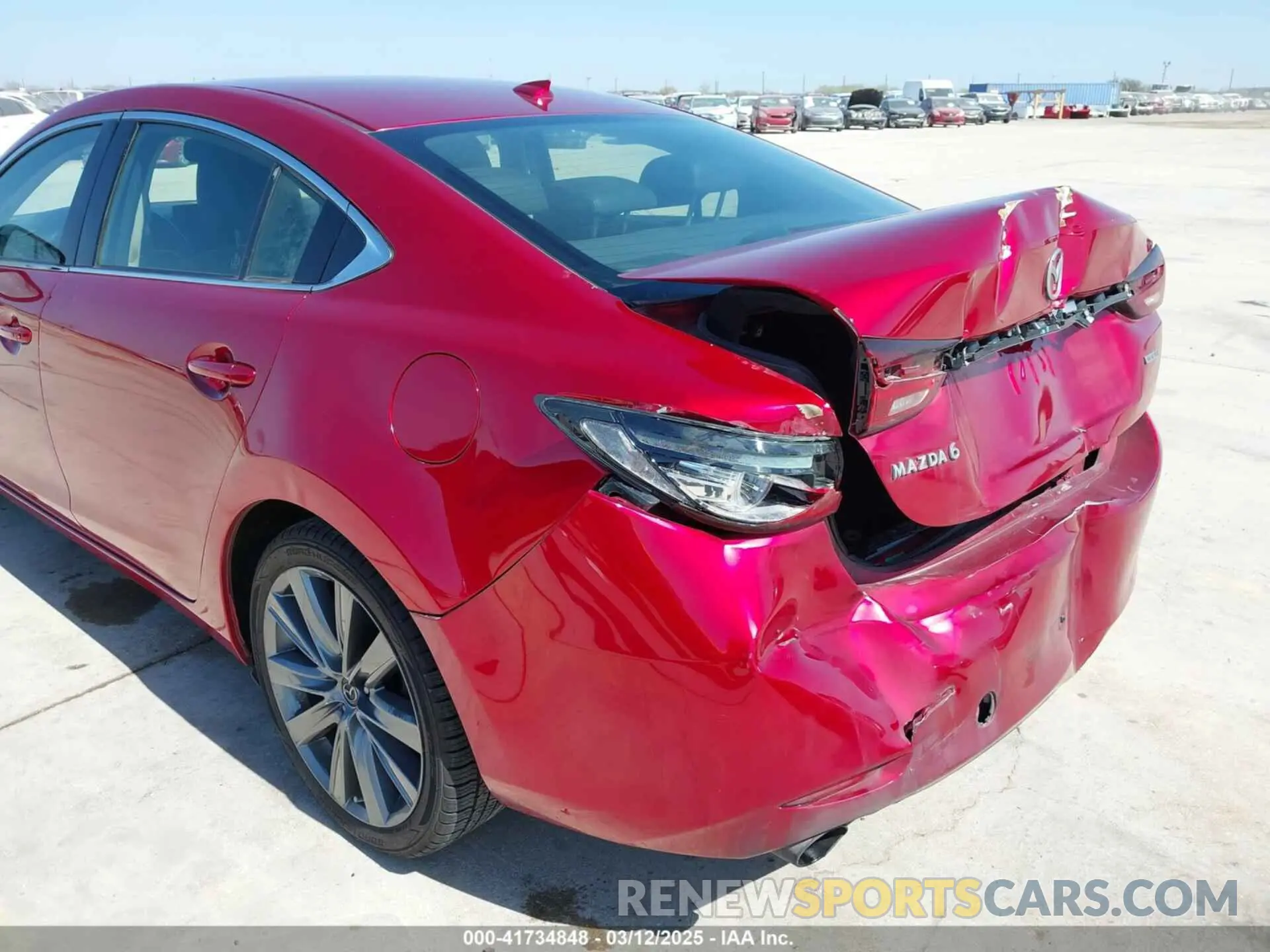 6 Фотография поврежденного автомобиля JM1GL1TY7L1511054 MAZDA MAZDA6 2020