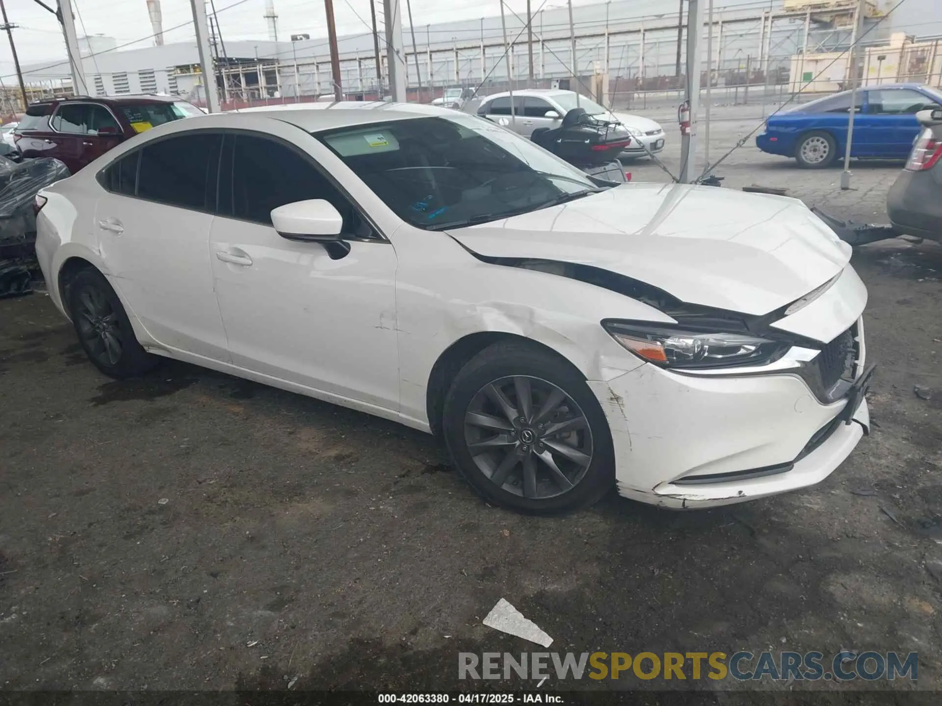 1 Фотография поврежденного автомобиля JM1GL1UM3M1610287 MAZDA MAZDA6 2021