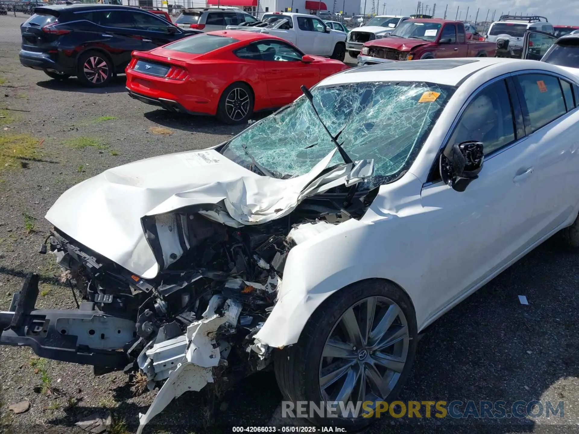 6 Фотография поврежденного автомобиля JM1GL1VM5M1603551 MAZDA MAZDA6 2021