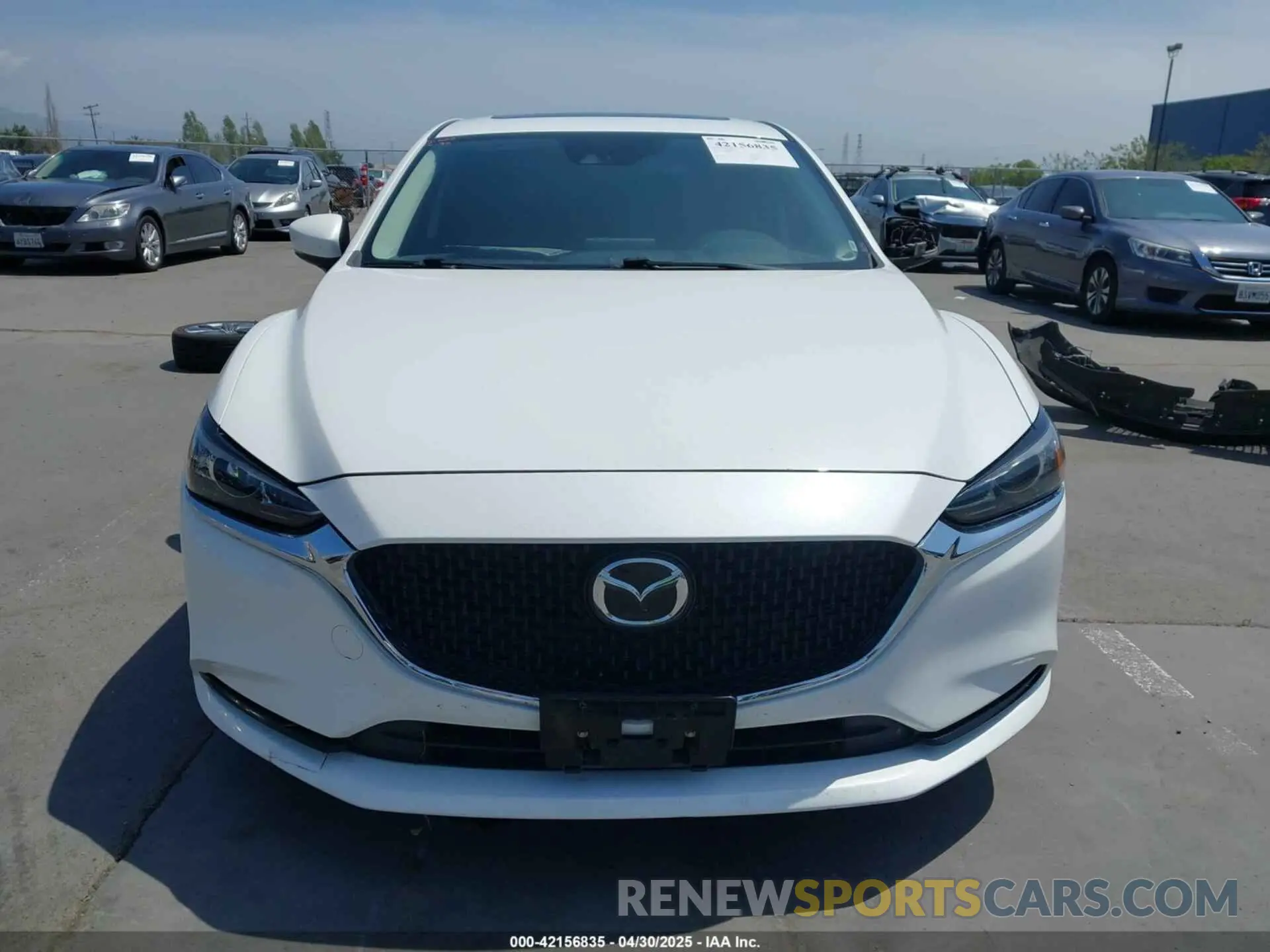 13 Фотография поврежденного автомобиля JM1GL1VM6M1600318 MAZDA MAZDA6 2021