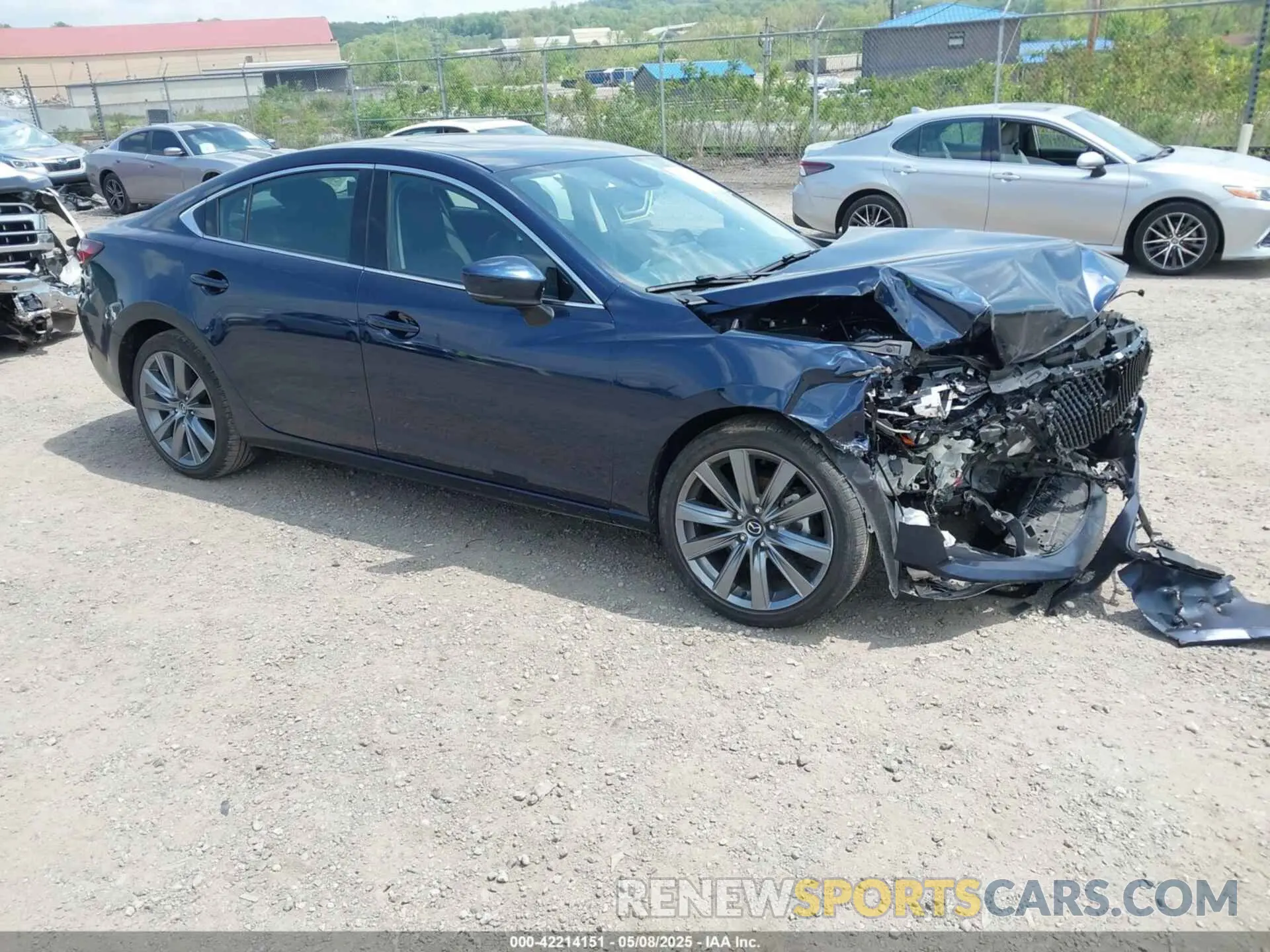 1 Фотография поврежденного автомобиля JM1GL1VM6M1616583 MAZDA MAZDA6 2021
