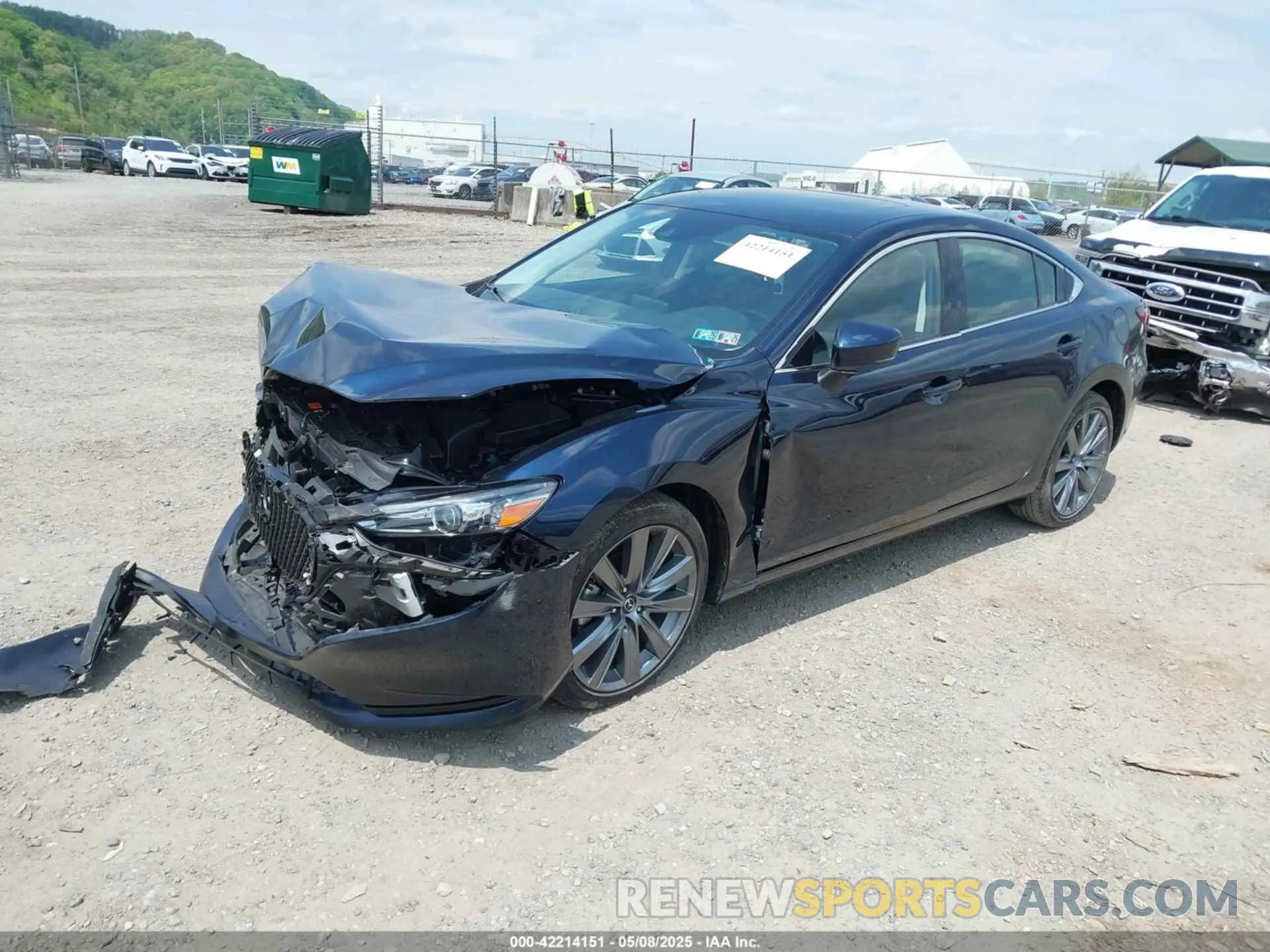 2 Фотография поврежденного автомобиля JM1GL1VM6M1616583 MAZDA MAZDA6 2021