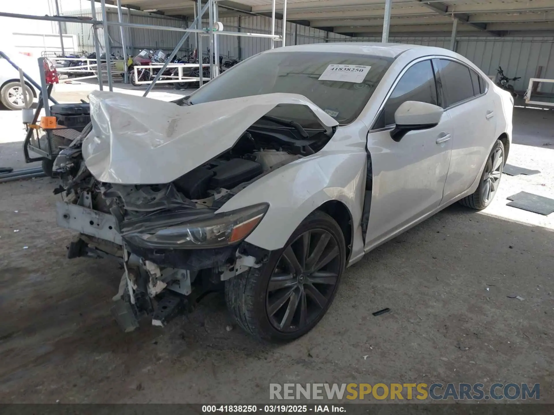 2 Photograph of a damaged car JM1GL1VMXM1608079 MAZDA MAZDA6 2021
