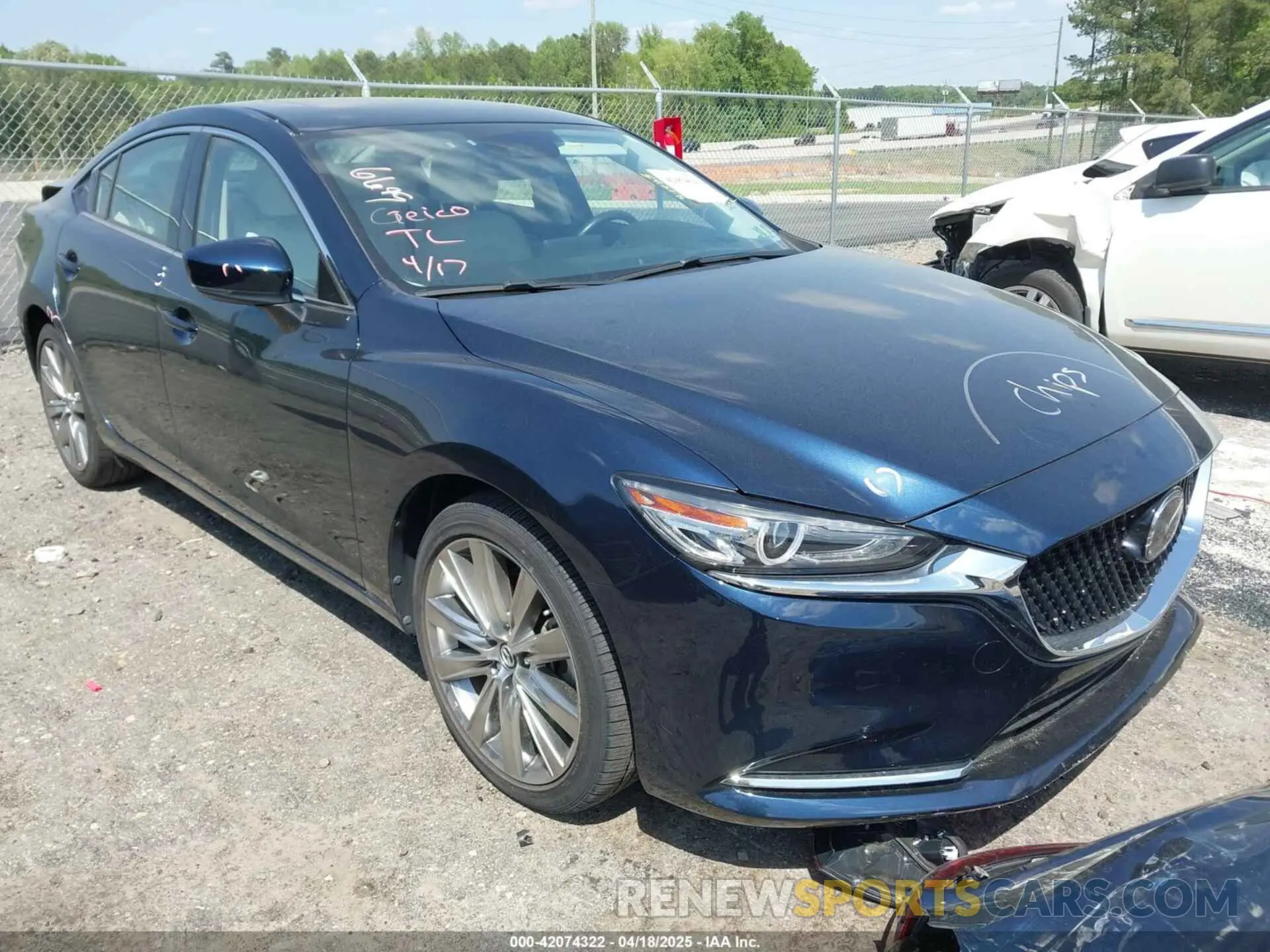 1 Фотография поврежденного автомобиля JM1GL1WY8M1613203 MAZDA MAZDA6 2021