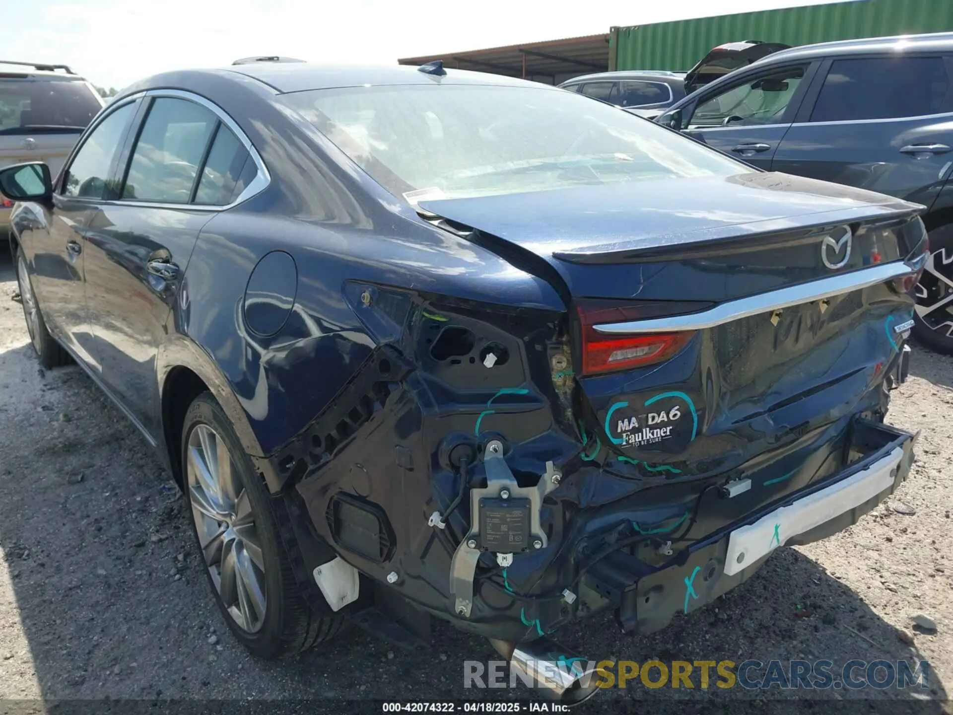 3 Фотография поврежденного автомобиля JM1GL1WY8M1613203 MAZDA MAZDA6 2021