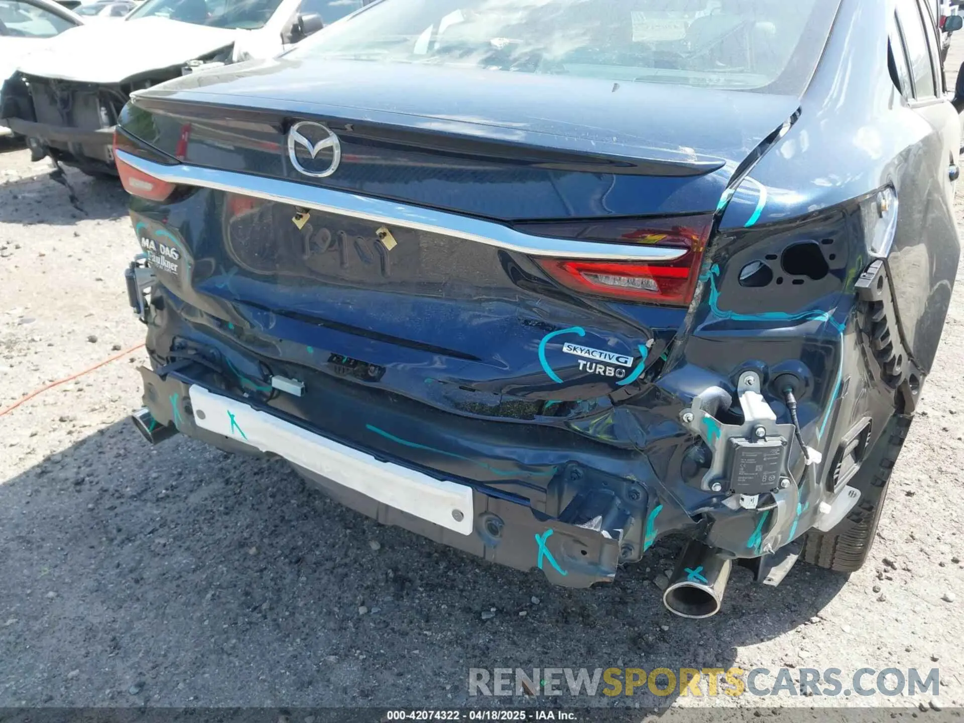 6 Фотография поврежденного автомобиля JM1GL1WY8M1613203 MAZDA MAZDA6 2021