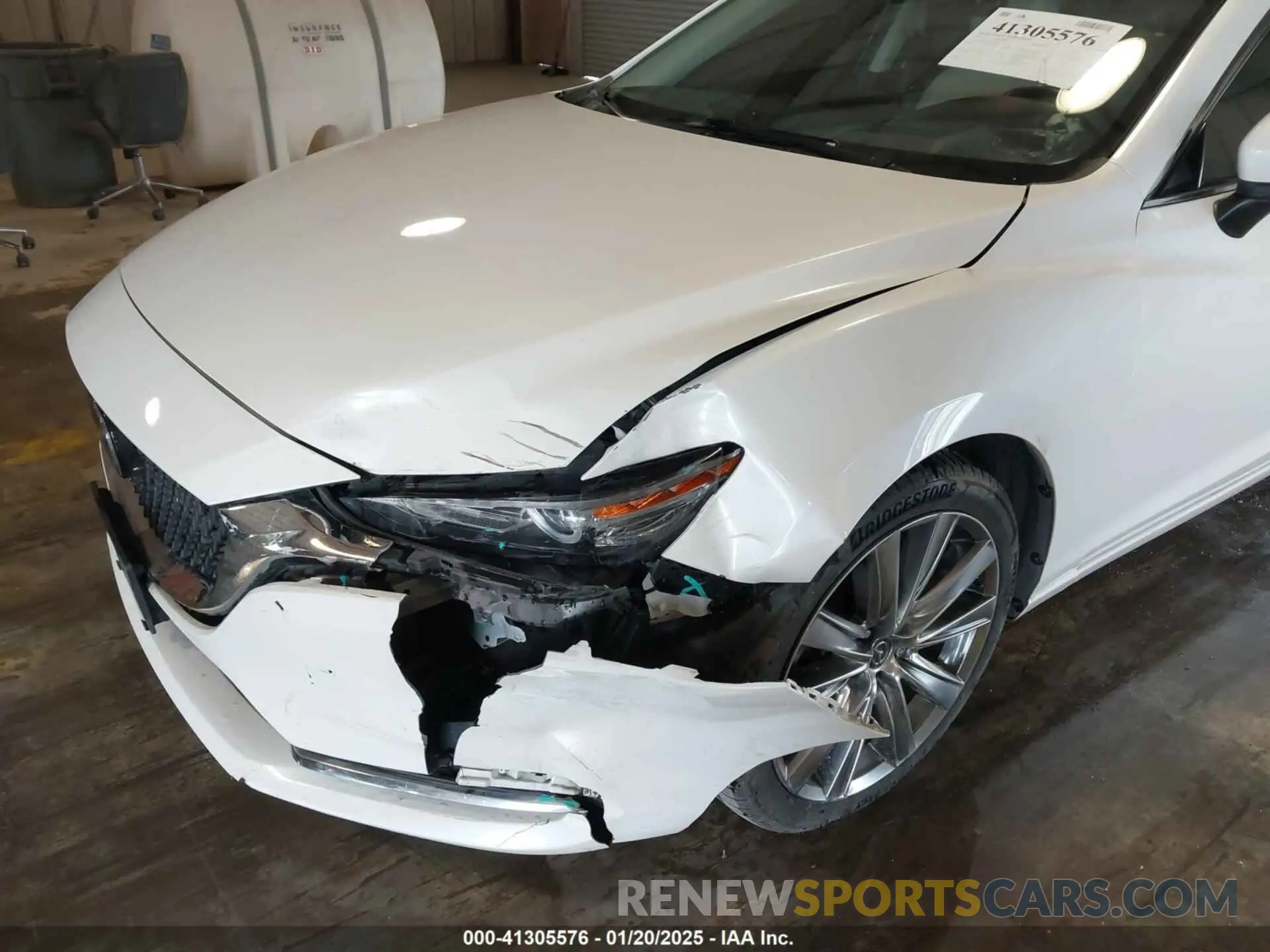 6 Фотография поврежденного автомобиля JM1GL1WY9M1614117 MAZDA MAZDA6 2021