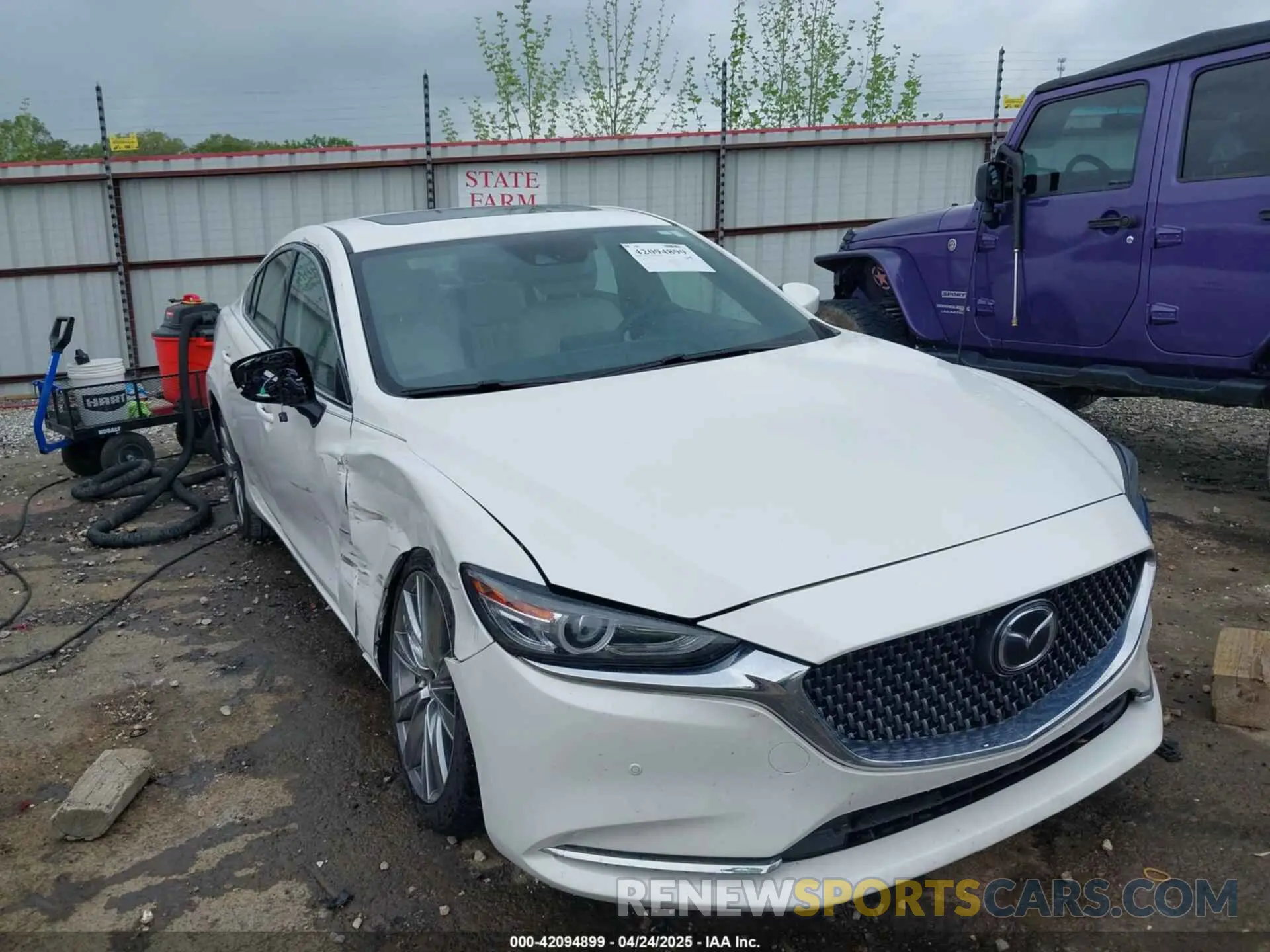 1 Фотография поврежденного автомобиля JM1GL1XY2M1600865 MAZDA MAZDA6 2021