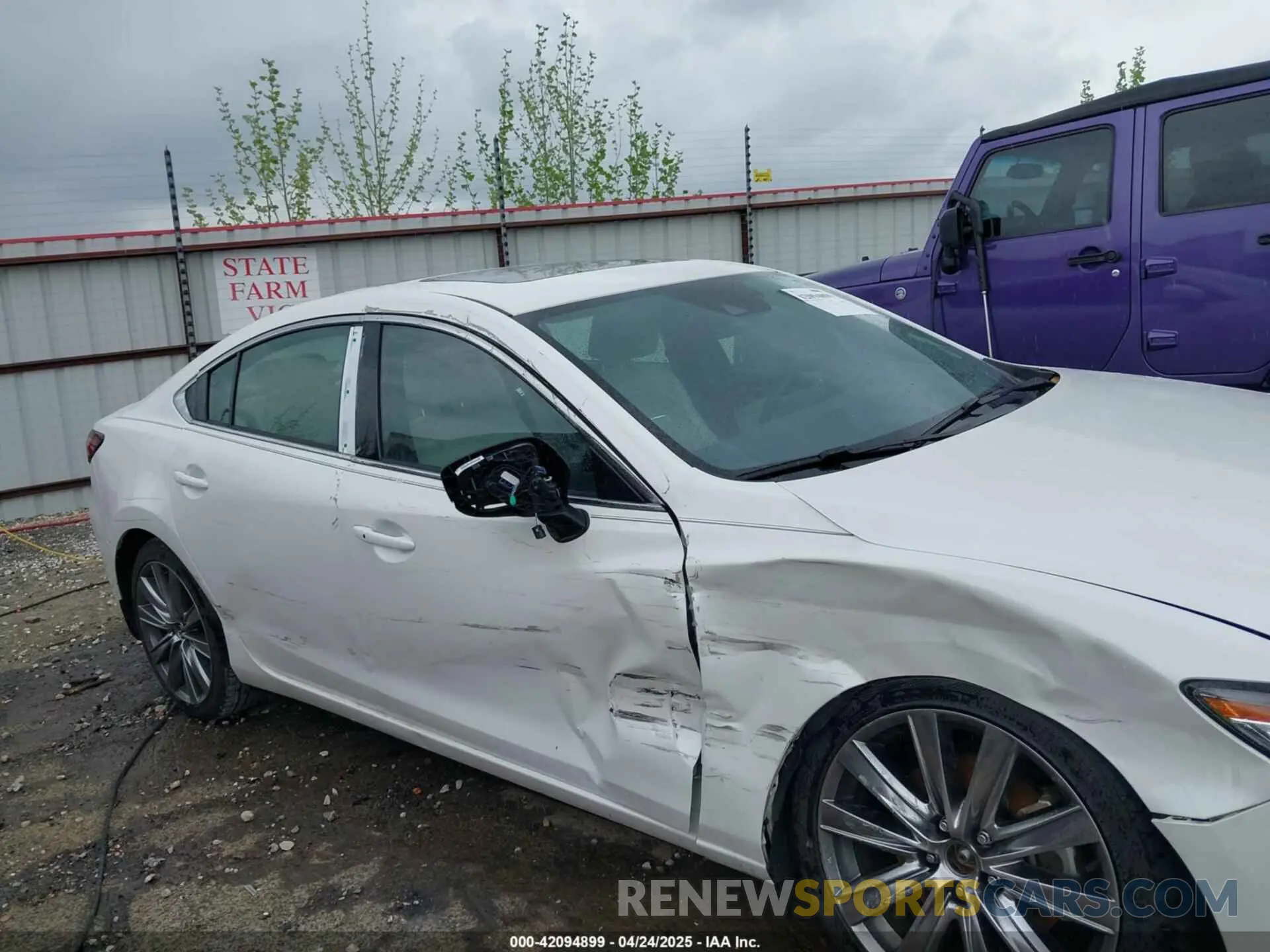 6 Фотография поврежденного автомобиля JM1GL1XY2M1600865 MAZDA MAZDA6 2021