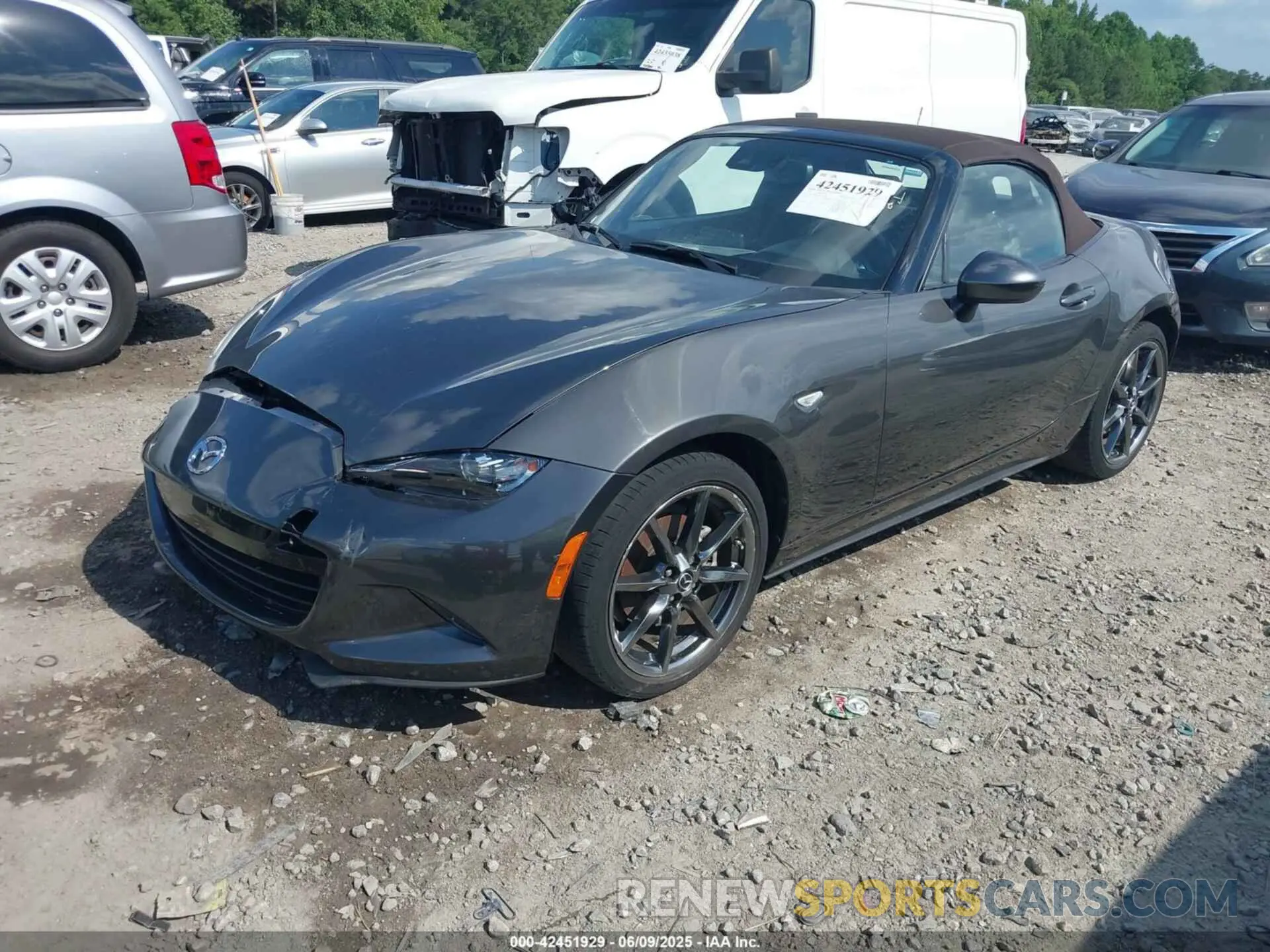 2 Photograph of a damaged car JM1NDAD77K0307238 MAZDA MX-5 MIATA 2019