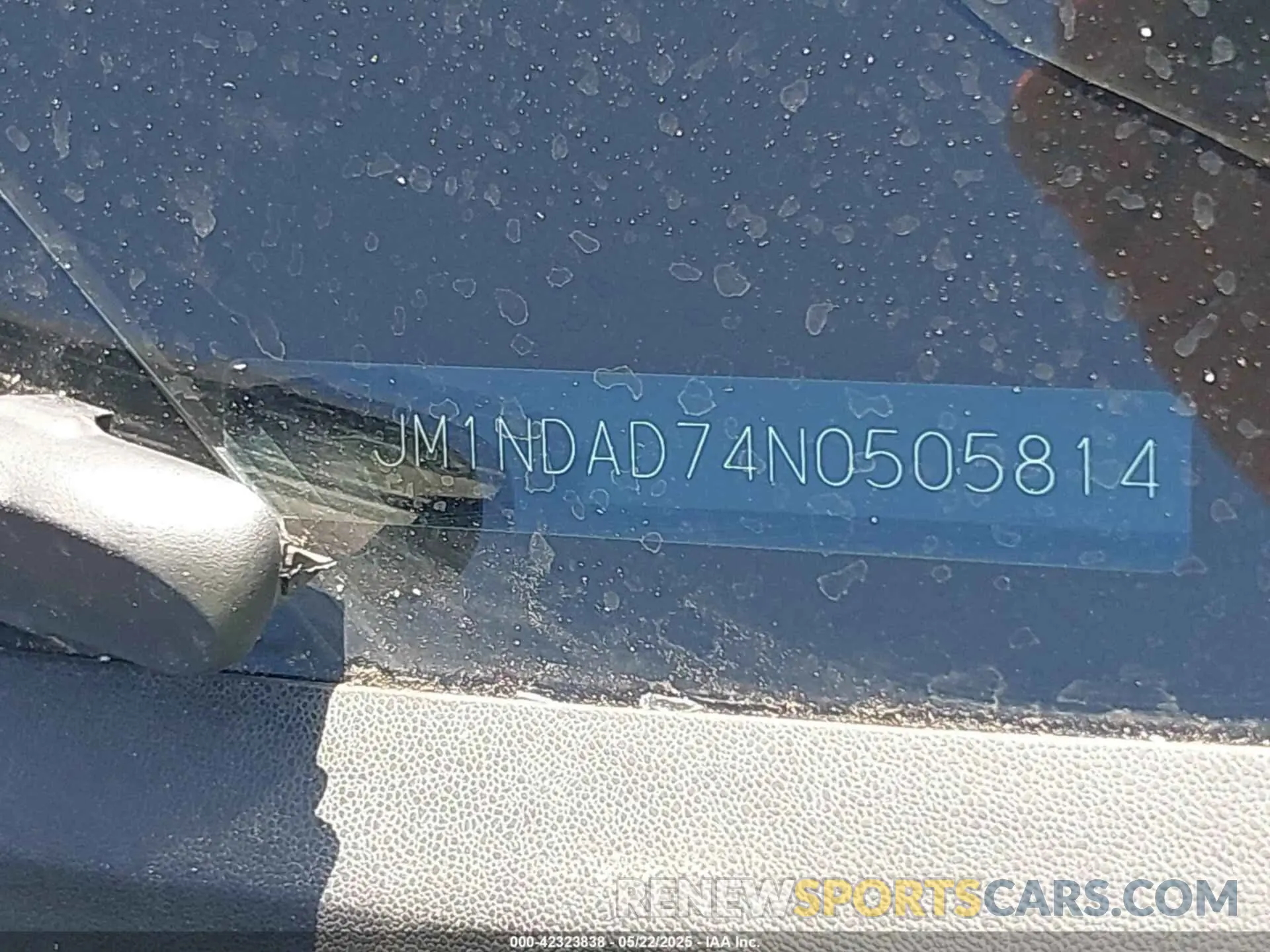 9 Фотография поврежденного автомобиля JM1NDAD74N0505814 MAZDA MX-5 MIATA 2022