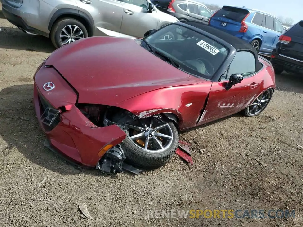 1 Фотография поврежденного автомобиля JM1NDAB74K0304963 MAZDA MX5 2019