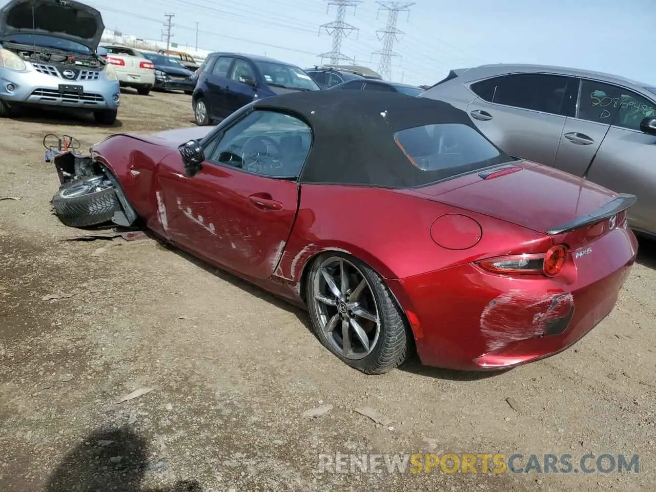 2 Фотография поврежденного автомобиля JM1NDAB74K0304963 MAZDA MX5 2019