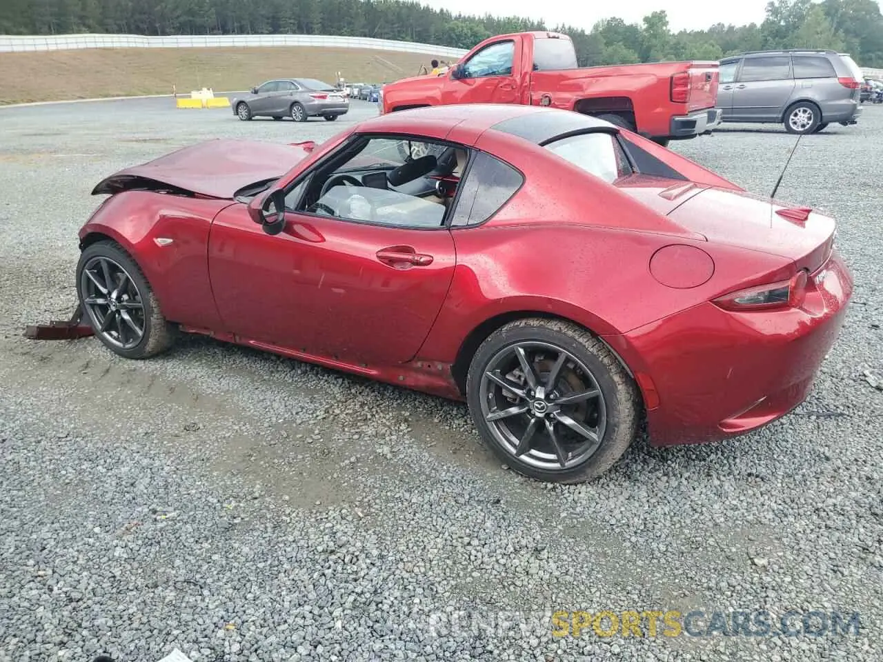 2 Photograph of a damaged car JM1NDAM79K0311307 MAZDA MX5 2019