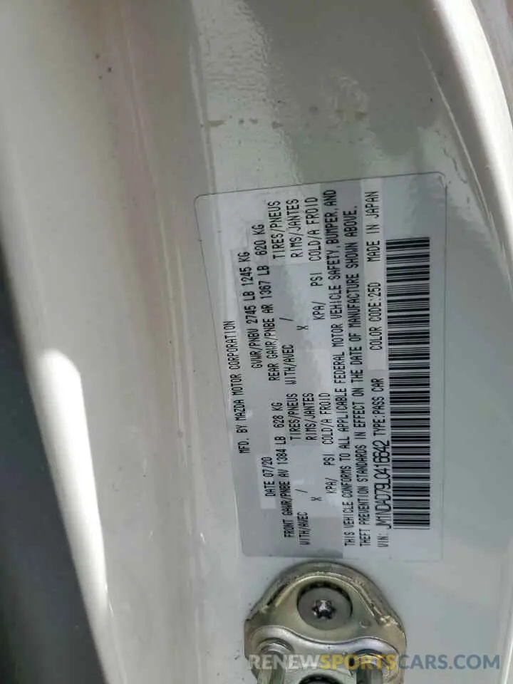 14 Фотография поврежденного автомобиля JM1NDAD79L0416642 MAZDA MX5 2020