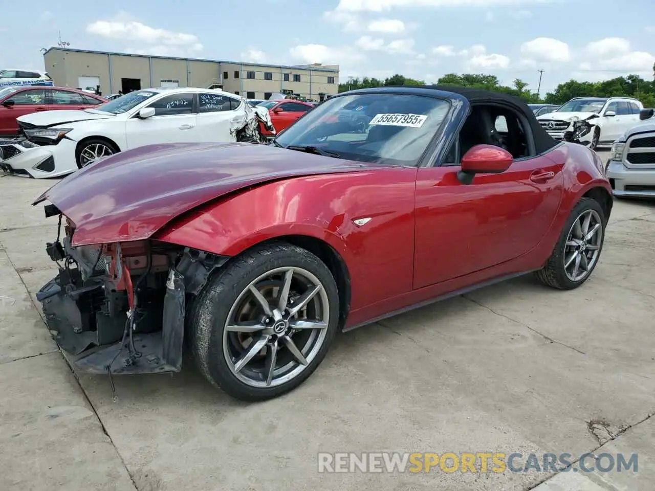 1 Фотография поврежденного автомобиля JM1NDAD7XM0458609 MAZDA MX5 2021