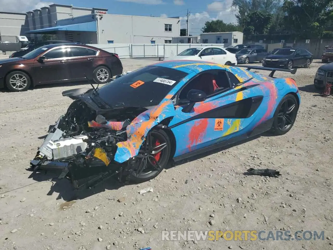 1 Photograph of a damaged car SBM13FAA9KW006456 MCLAREN AUTOMOTIVE ALL MODELS 2019