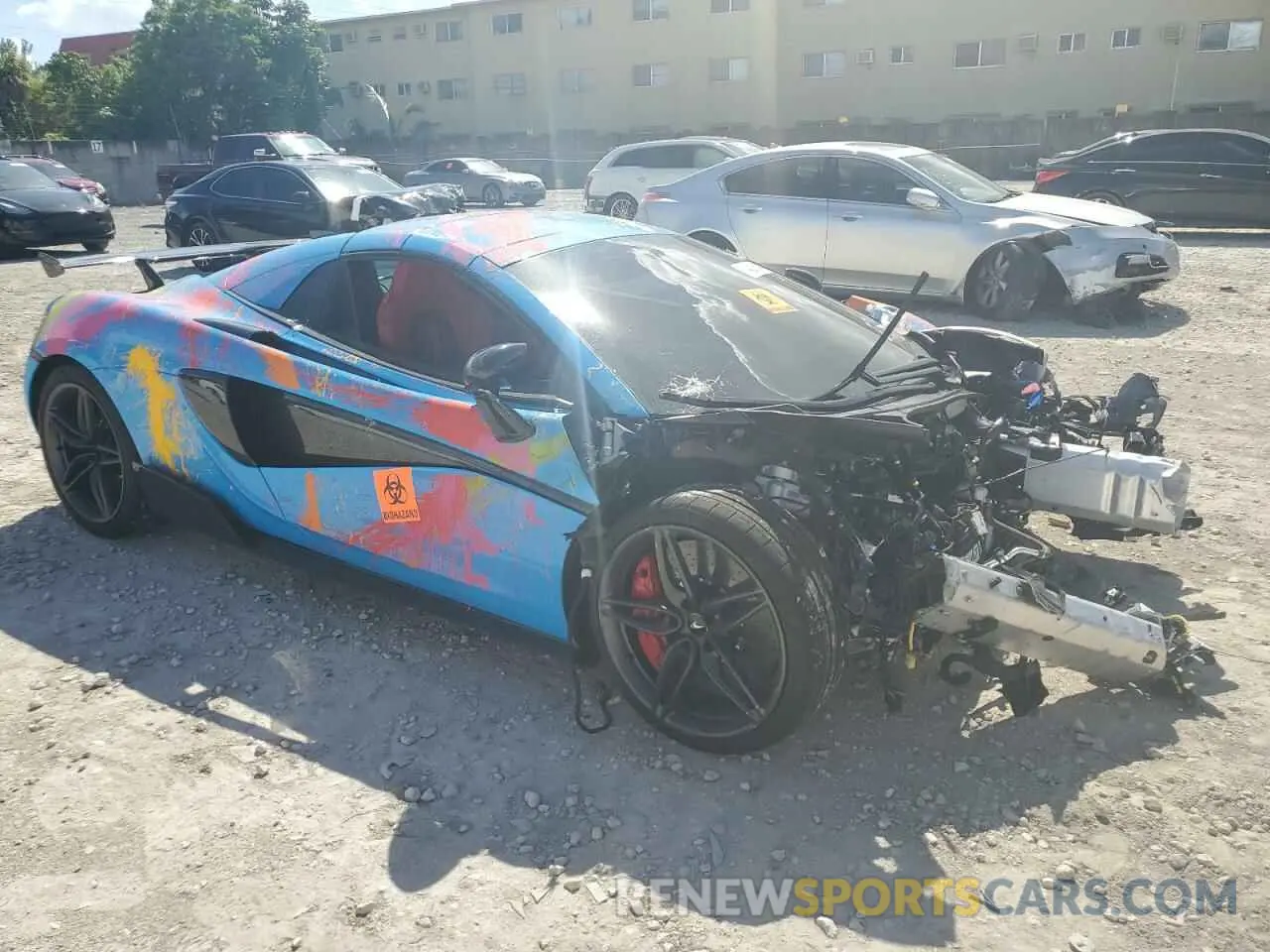 4 Photograph of a damaged car SBM13FAA9KW006456 MCLAREN AUTOMOTIVE ALL MODELS 2019