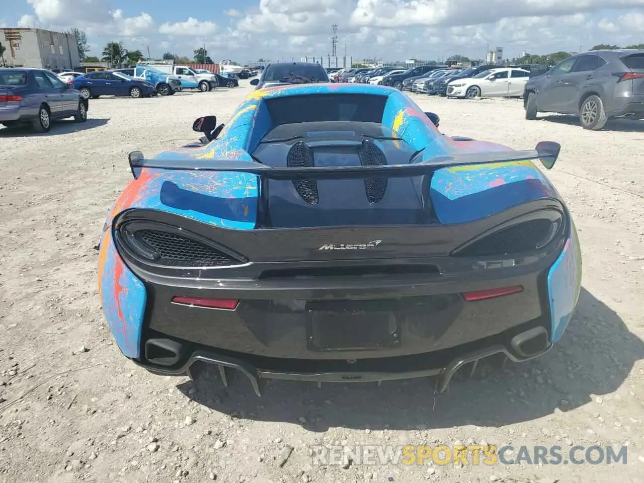 6 Photograph of a damaged car SBM13FAA9KW006456 MCLAREN AUTOMOTIVE ALL MODELS 2019