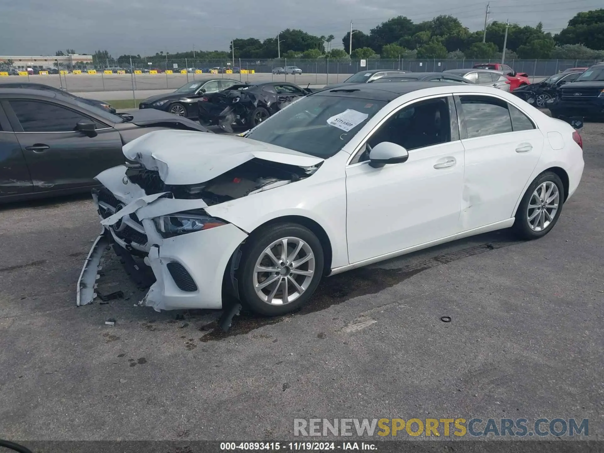 2 Photograph of a damaged car W1K3G4EB0MJ289770 MERCEDES-BENZ A 220 2021