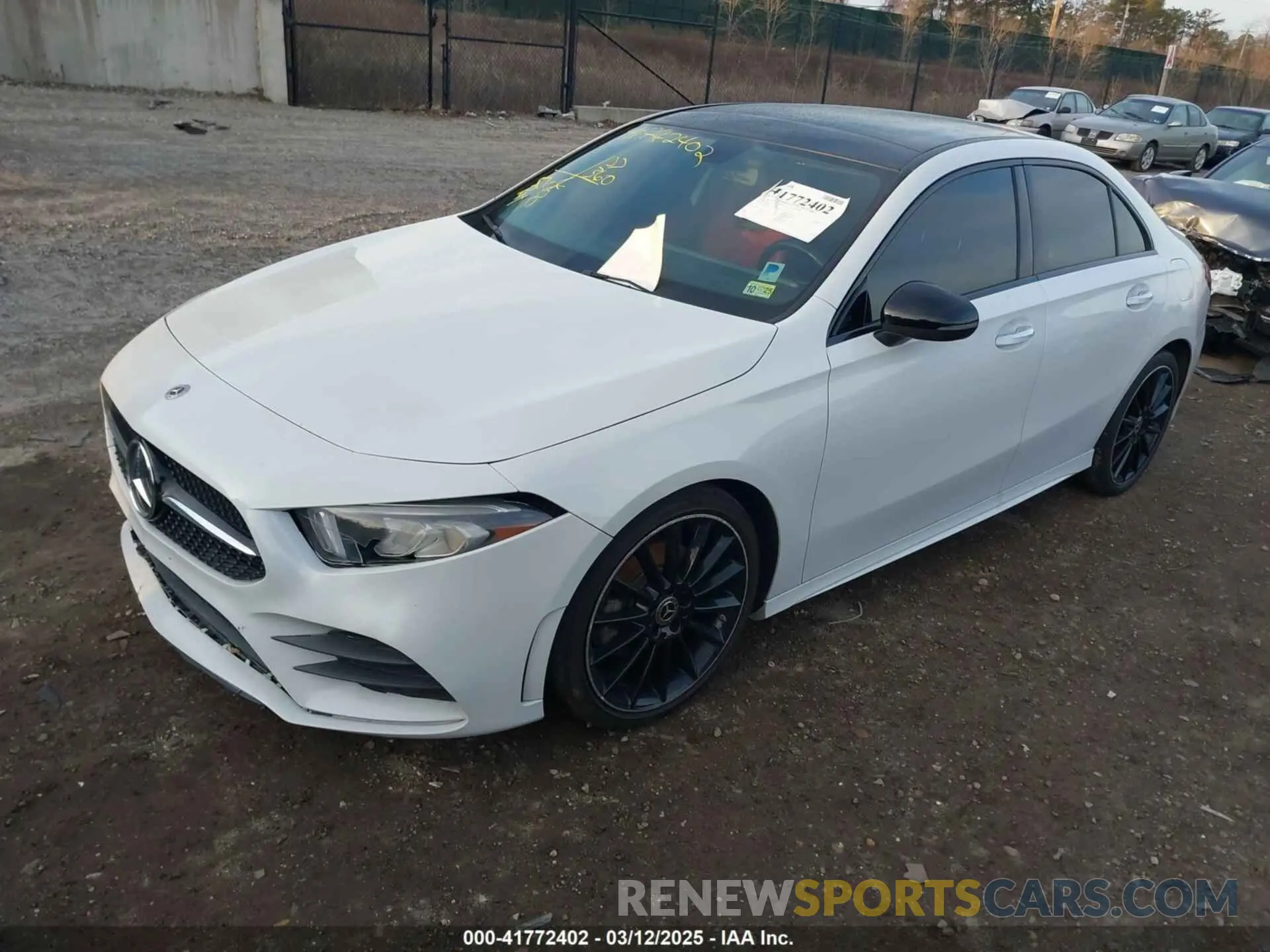 2 Photograph of a damaged car W1K3G4EB1MJ257006 MERCEDES-BENZ A 220 2021