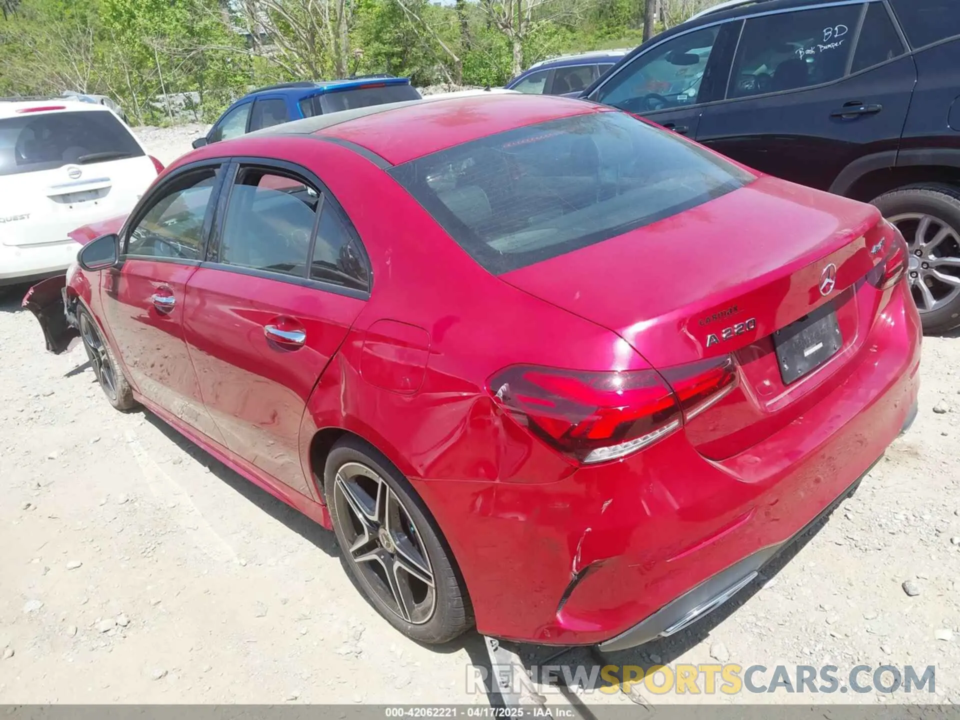3 Photograph of a damaged car W1K3G4FBXMJ272781 MERCEDES-BENZ A 220 2021