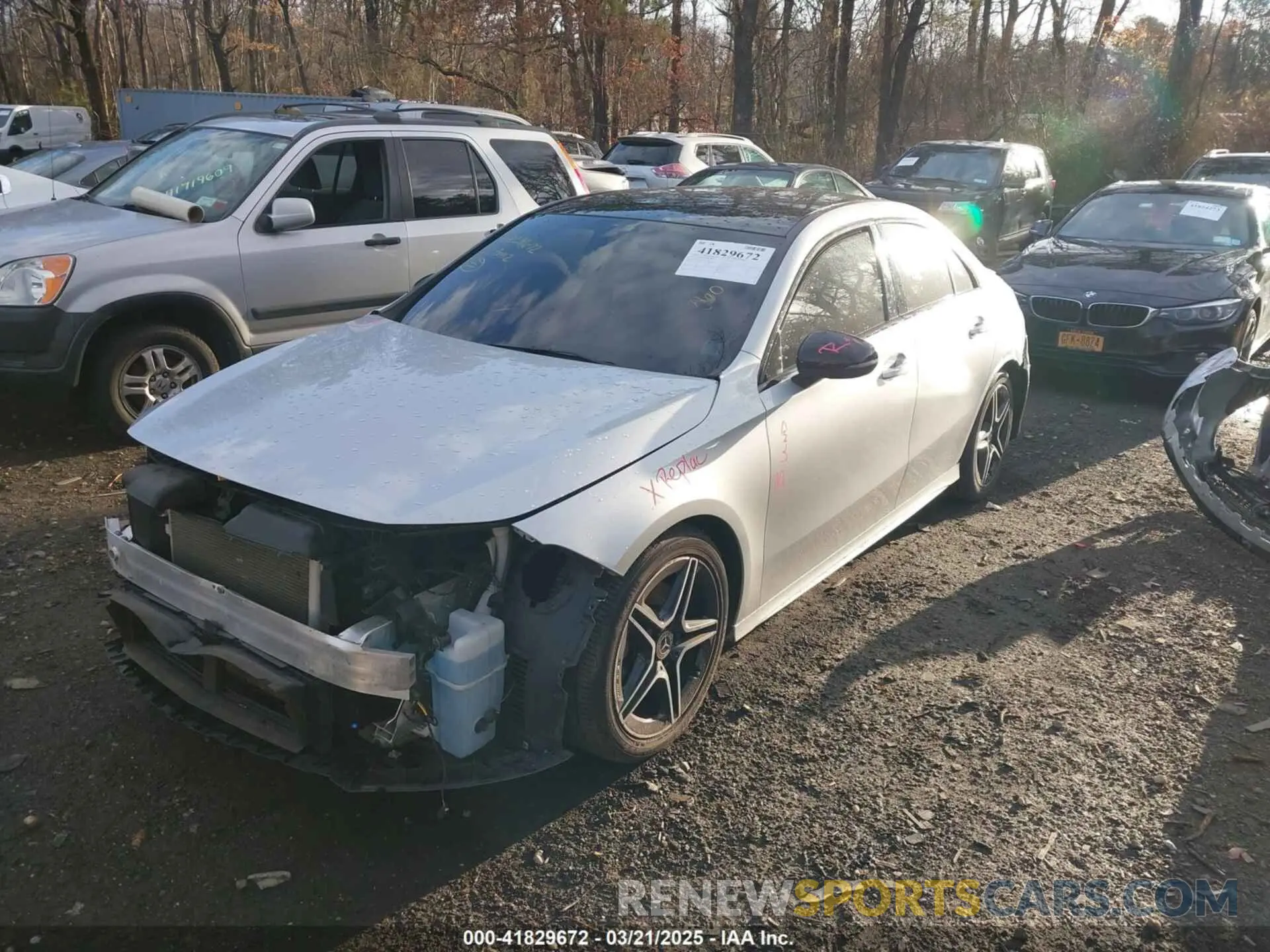 2 Фотография поврежденного автомобиля W1K3G4FBXMJ273221 MERCEDES-BENZ A 220 2021