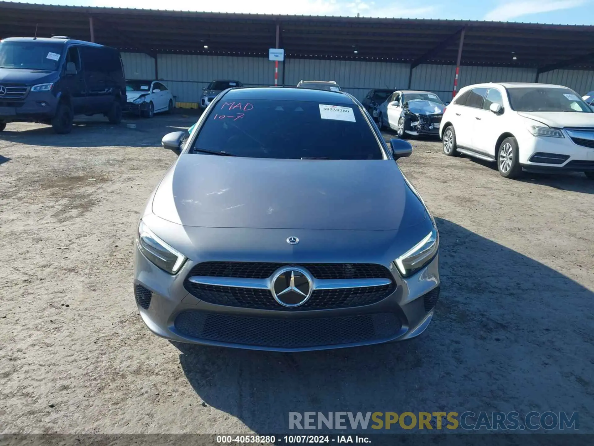 12 Photograph of a damaged car W1K3G4EB2NJ353339 MERCEDES-BENZ A 220 2022