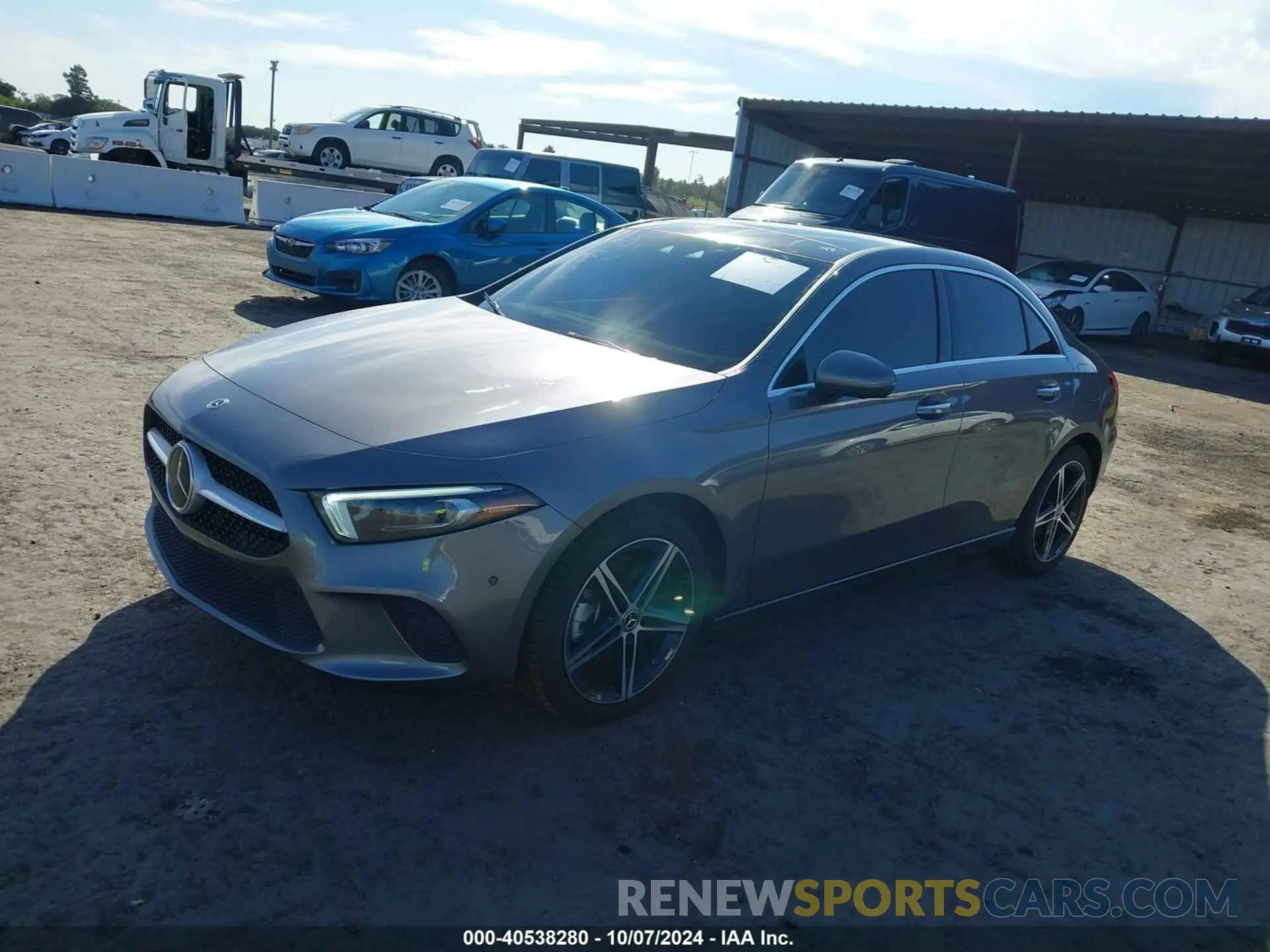 2 Photograph of a damaged car W1K3G4EB2NJ353339 MERCEDES-BENZ A 220 2022