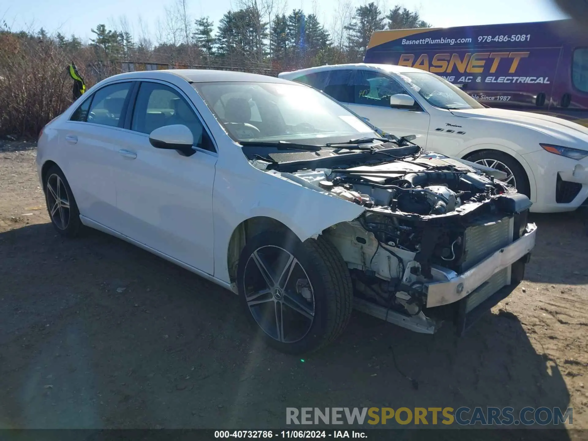 1 Photograph of a damaged car W1K3G4FB4NJ361280 MERCEDES-BENZ A 220 2022