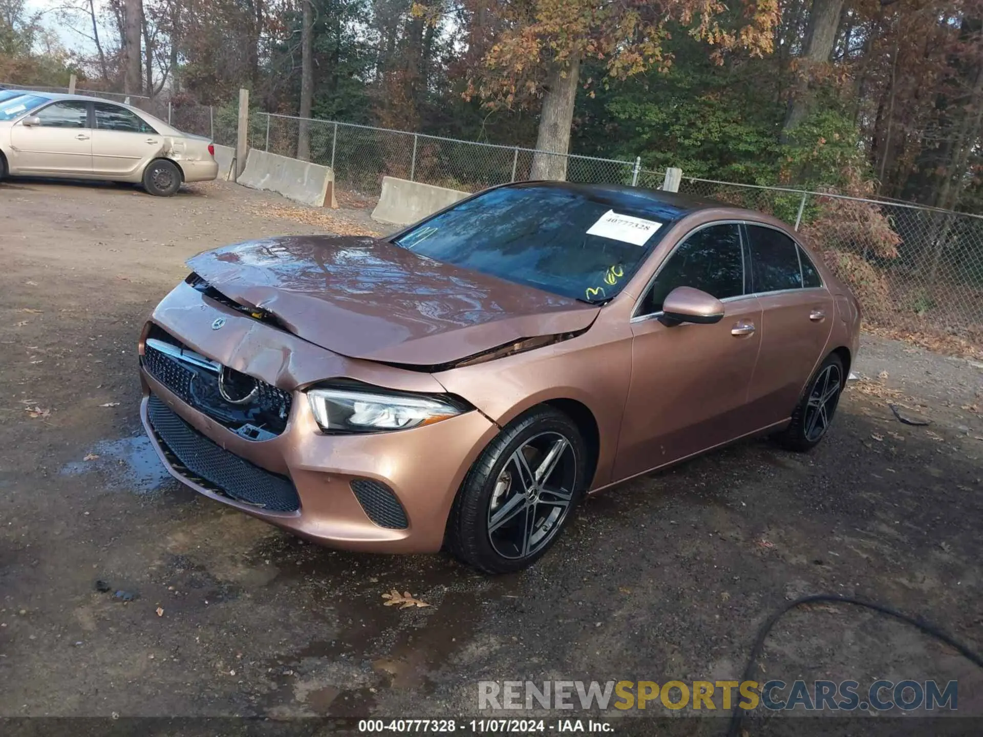 2 Фотография поврежденного автомобиля W1K3G4FB9NJ372677 MERCEDES-BENZ A 220 2022