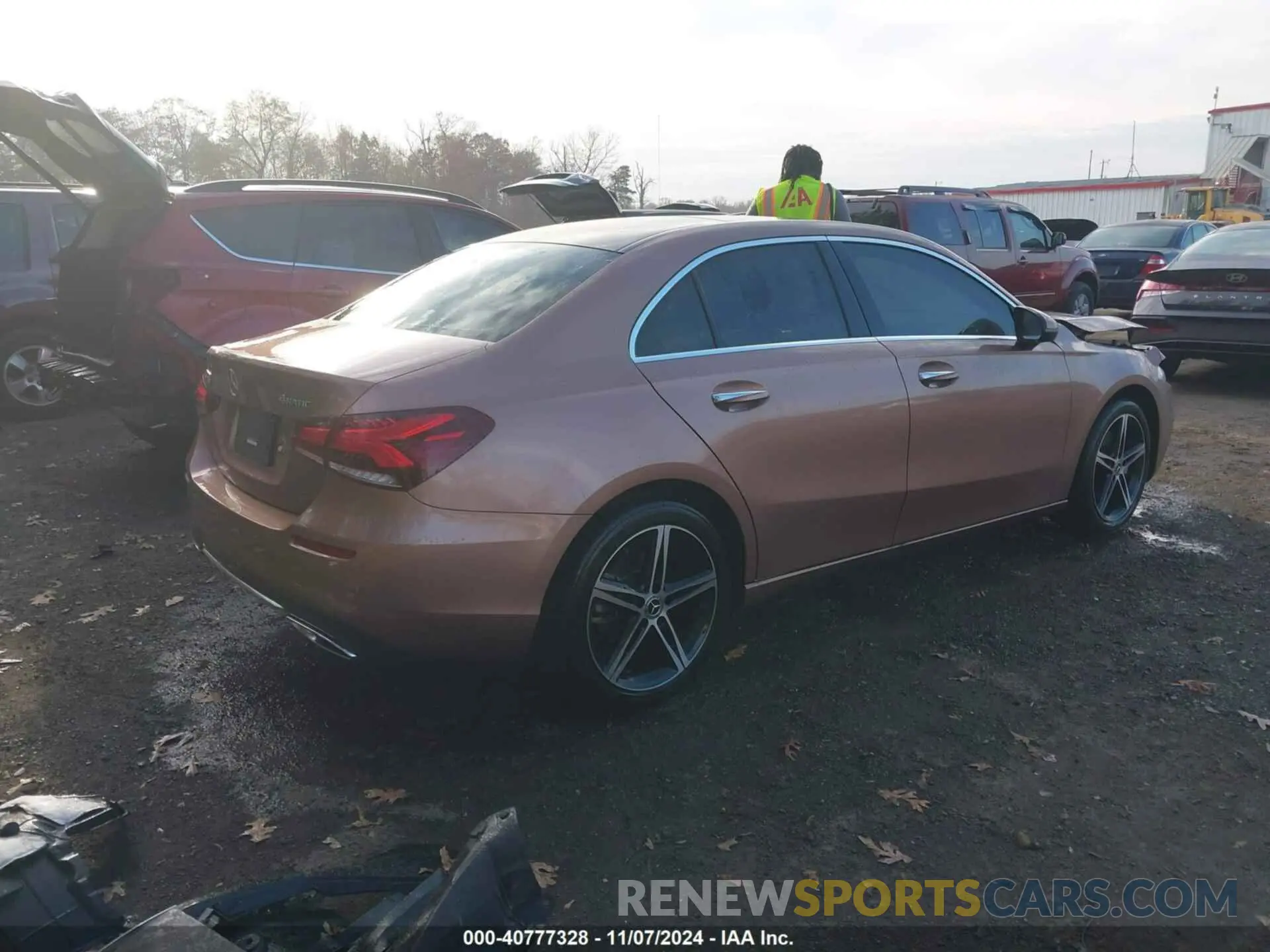 4 Фотография поврежденного автомобиля W1K3G4FB9NJ372677 MERCEDES-BENZ A 220 2022