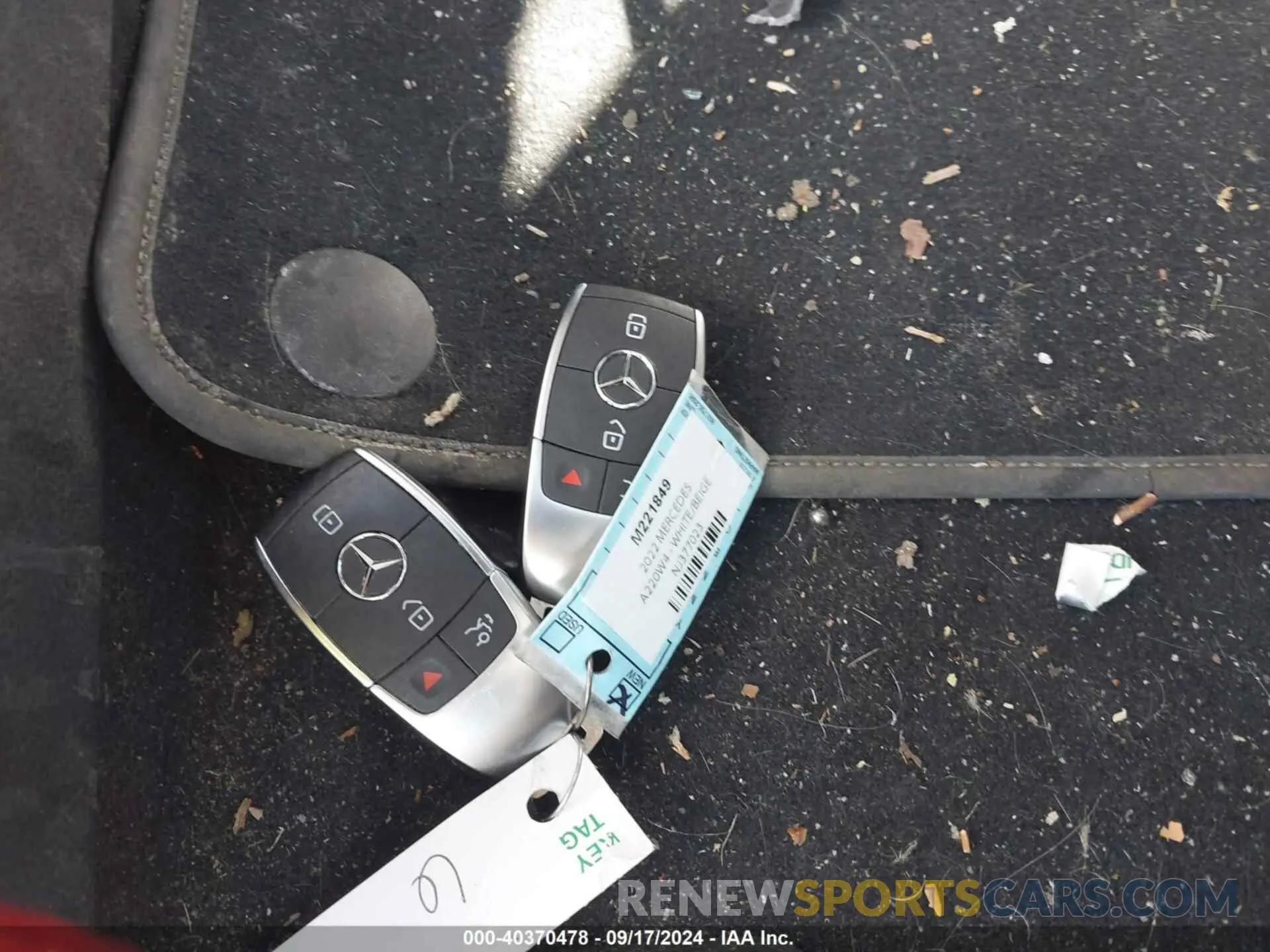 11 Photograph of a damaged car W1K3G4FB9NJ377023 MERCEDES-BENZ A 220 2022